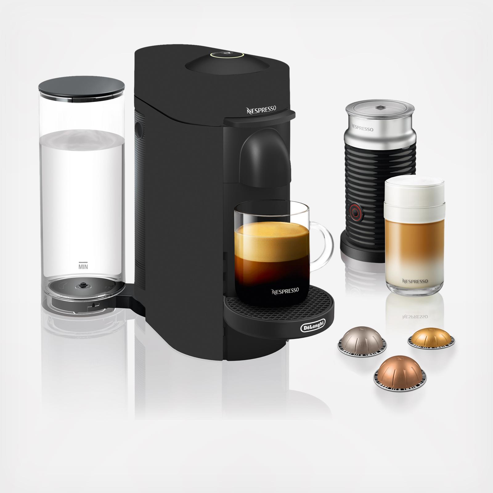 Vertuo Plus Coffee & Espresso Single Serve Machine + Aeroccino Frother Bundle 3 Vertuo Plus Coffee & Espresso Single Serve Machine + Aeroccino Frother Bundle