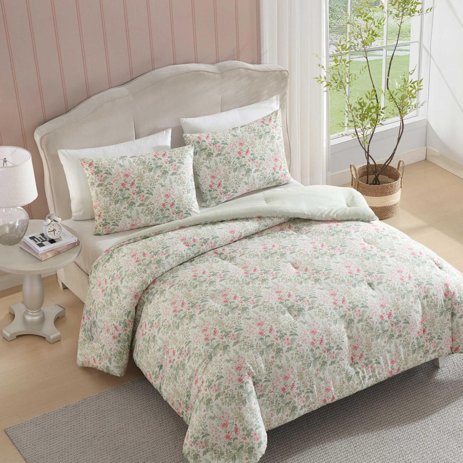 Arden Floral 7-Piece Comforter & Sheet Set 1 Arden Floral 7-Piece Comforter & Sheet Set