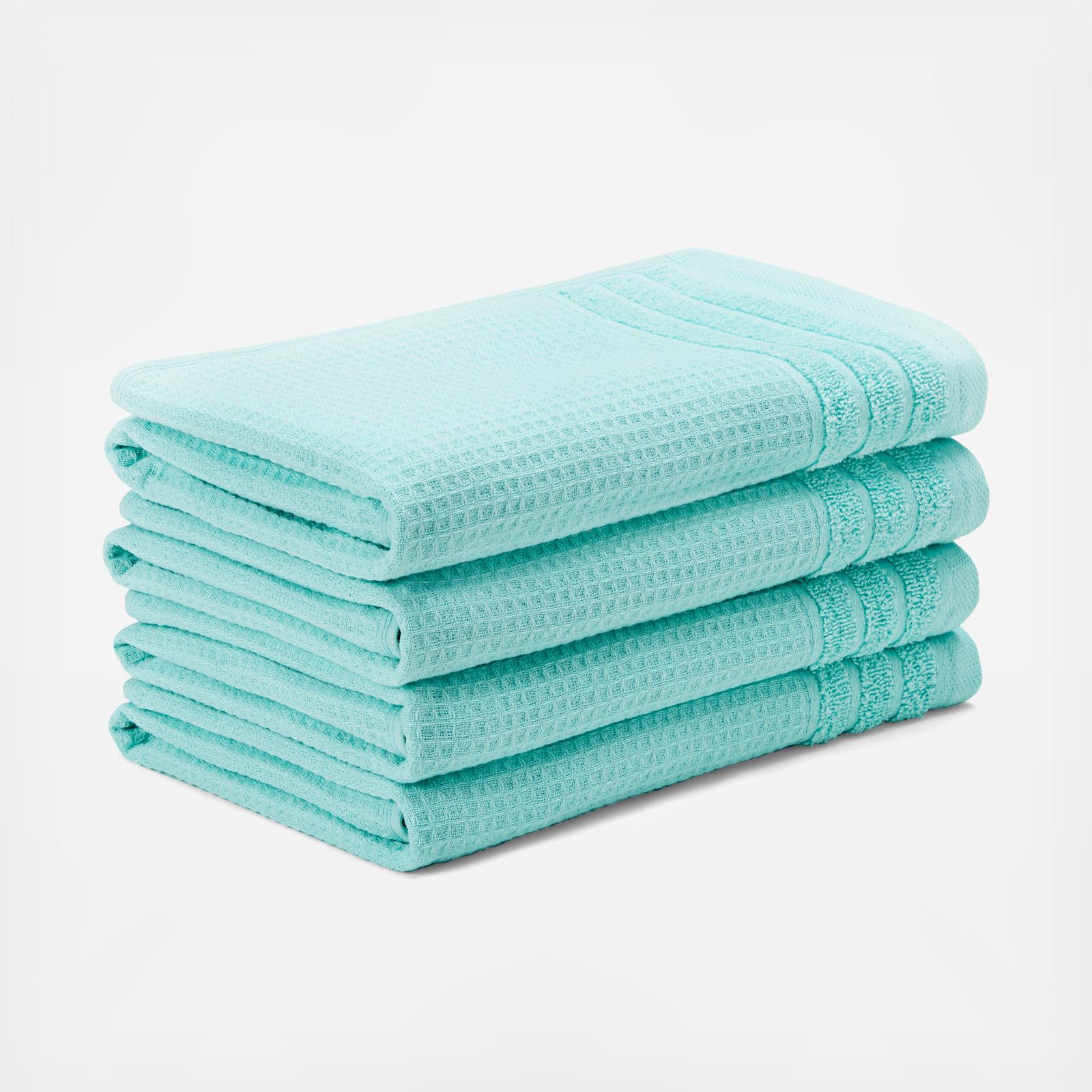 Basics Waffle Woven Terry Hand Towel, Set of 4 2 Basics Waffle Woven Terry Hand Towel, Set of 4
