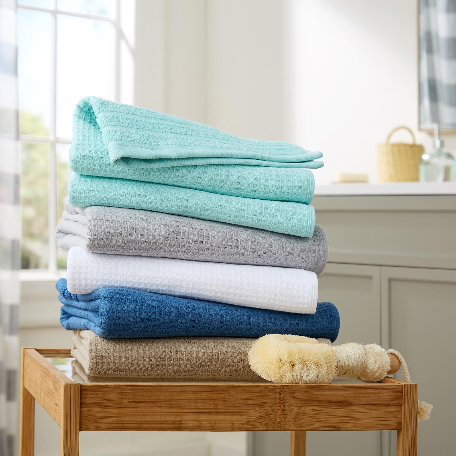 Basics Waffle Woven Terry Hand Towel, Set of 4 5 Basics Waffle Woven Terry Hand Towel, Set of 4
