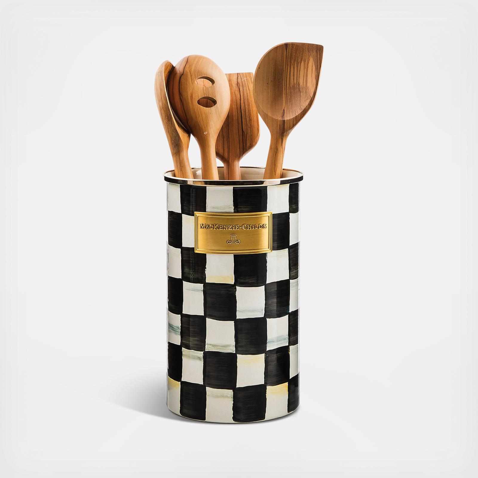 Courtly Check Utensil Holder 4 Courtly Check Utensil Holder