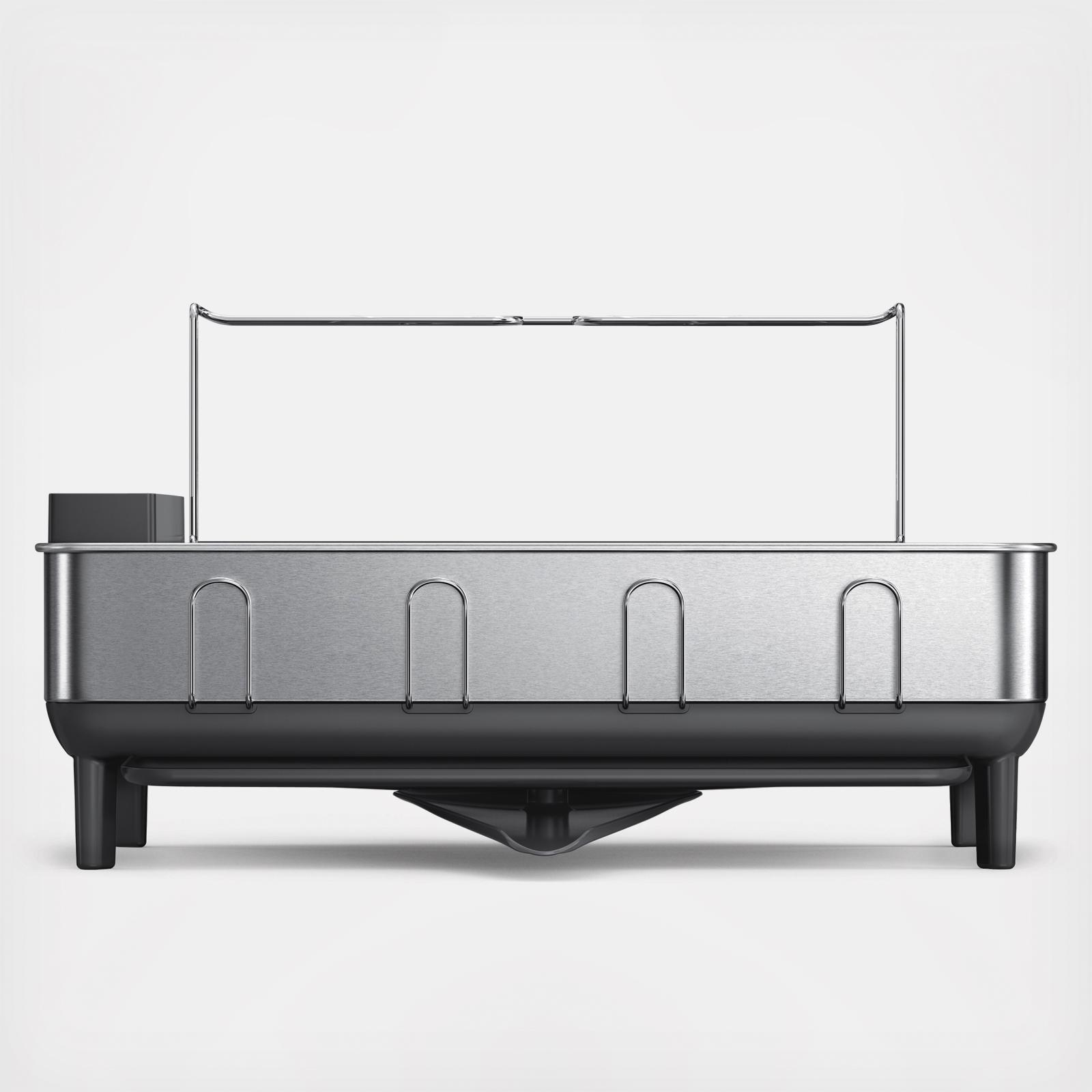 Dish Drying Rack with Glass Holder, Steel Frame 7 Dish Drying Rack with Glass Holder, Steel Frame