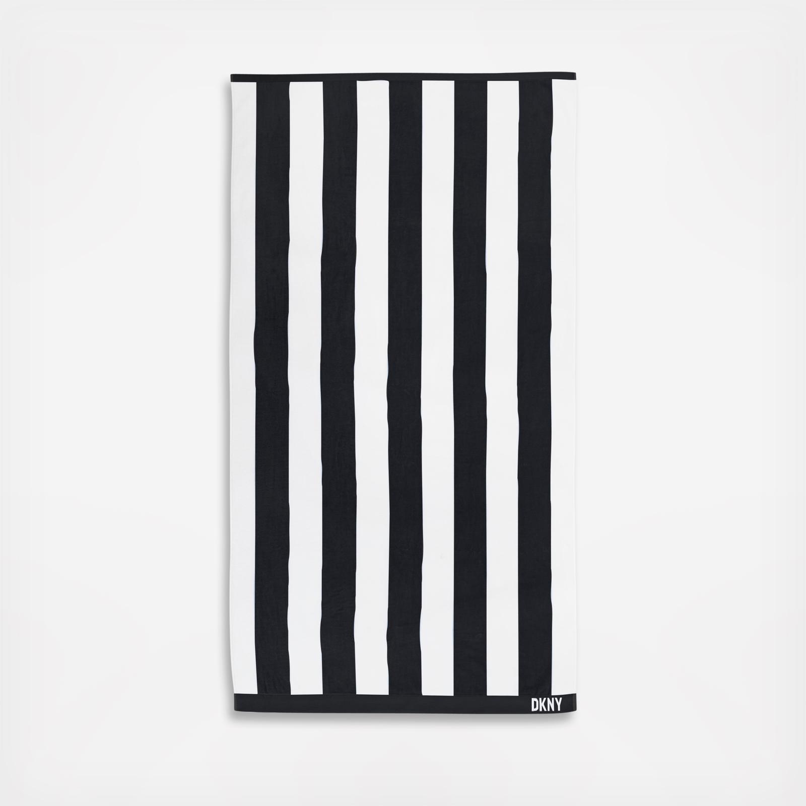 Cabana Stripe Beach Towel & Tote Bag, Set of 4 3 Cabana Stripe Beach Towel & Tote Bag, Set of 4