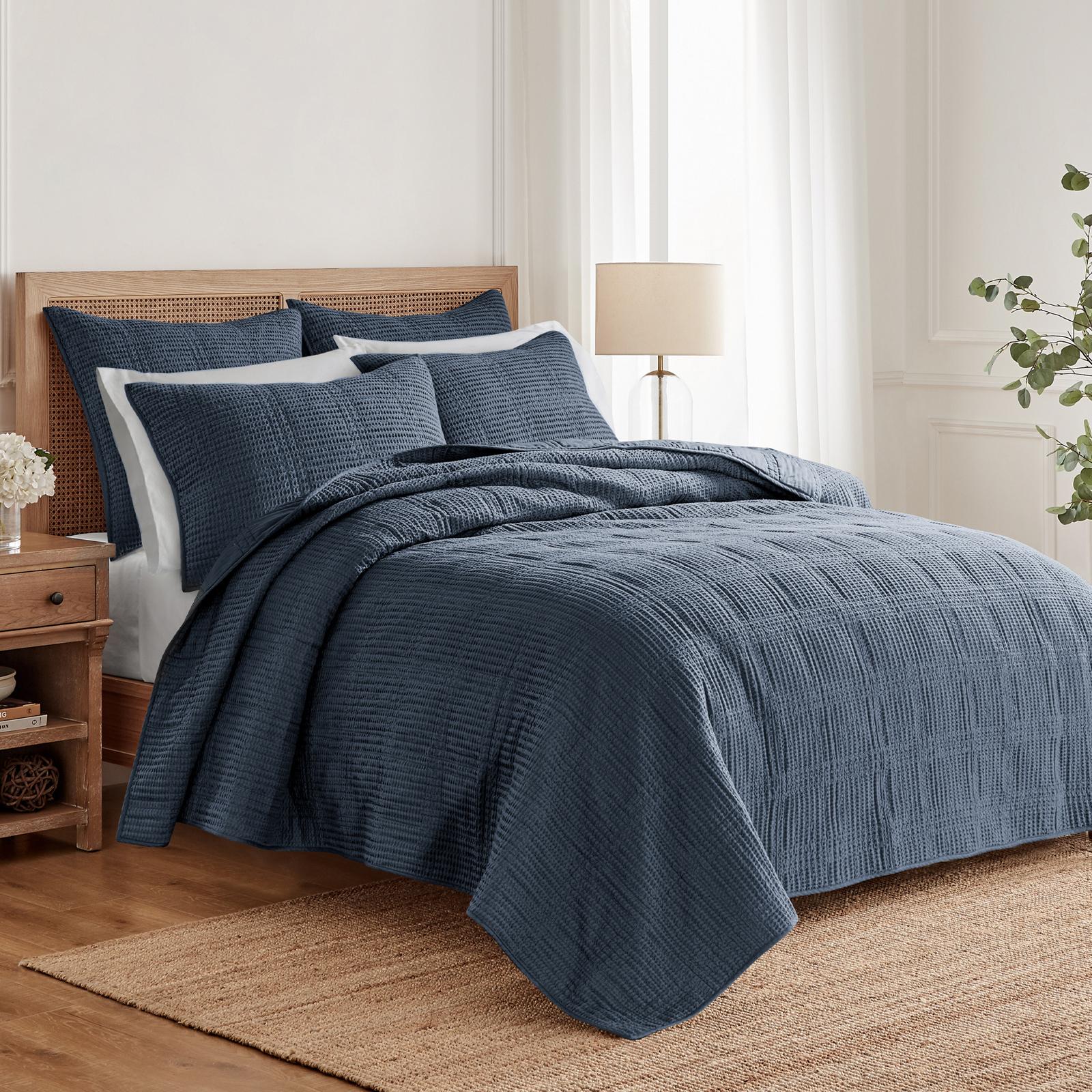 Cloud Waffle Quilted Euro Sham, Set of 2 5 Cloud Waffle Quilted Euro Sham, Set of 2