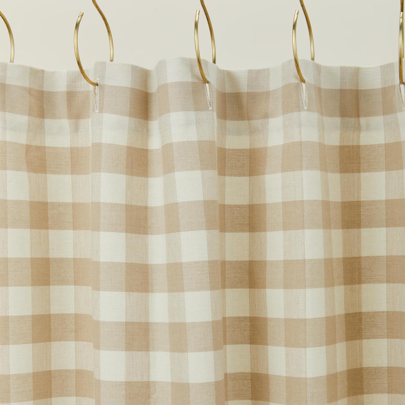 Essential Gingham Shower Curtain 1 Essential Gingham Shower Curtain