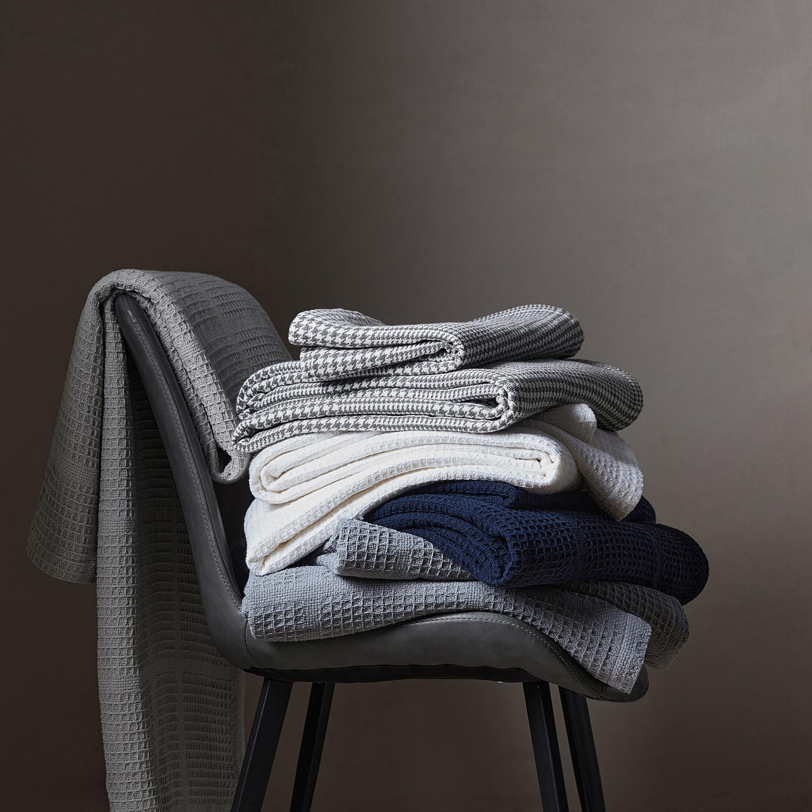 Essentials Waffle Grid Blanket 8 Essentials Waffle Grid Blanket