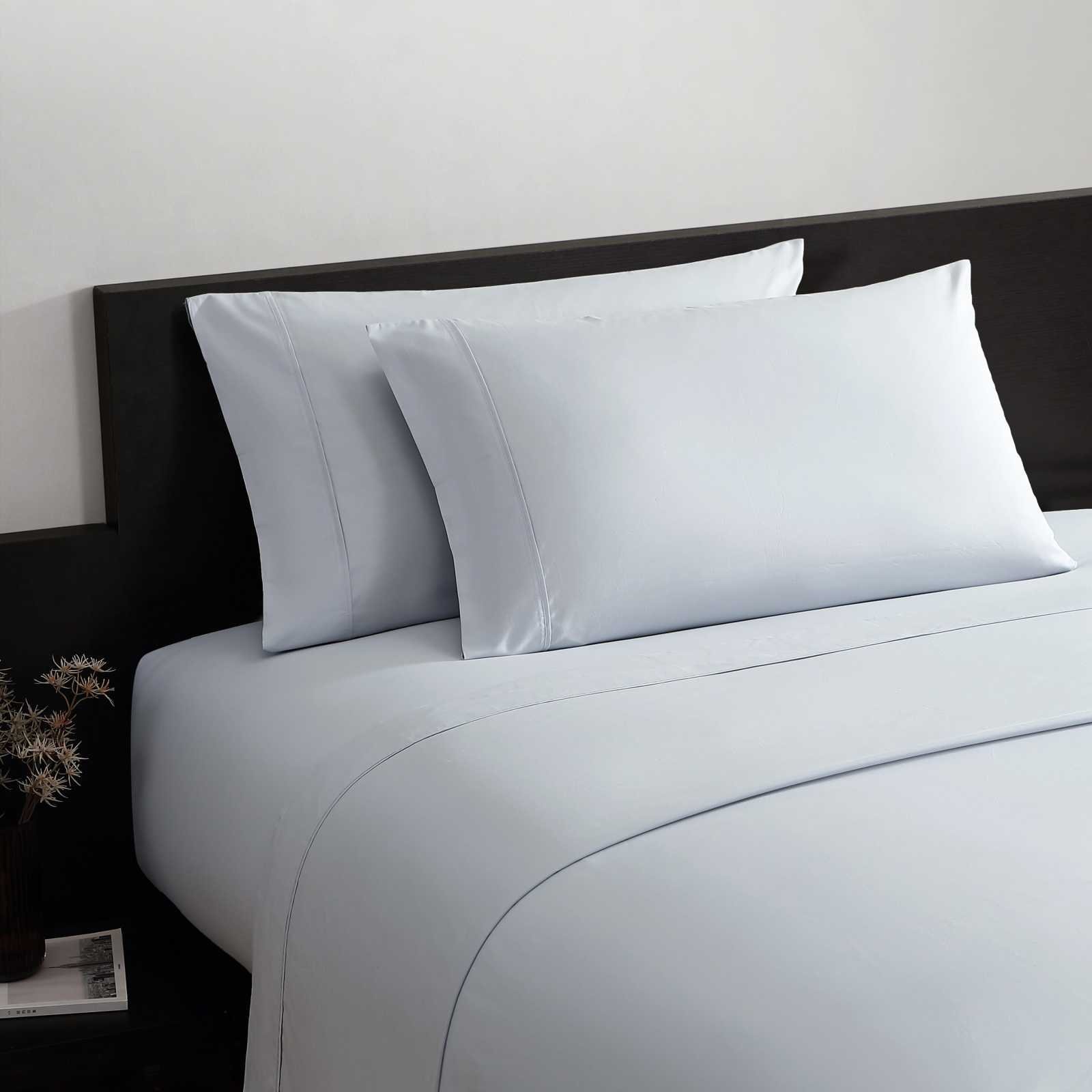 Egyptian Cotton Percale 4-Piece Sheet Set