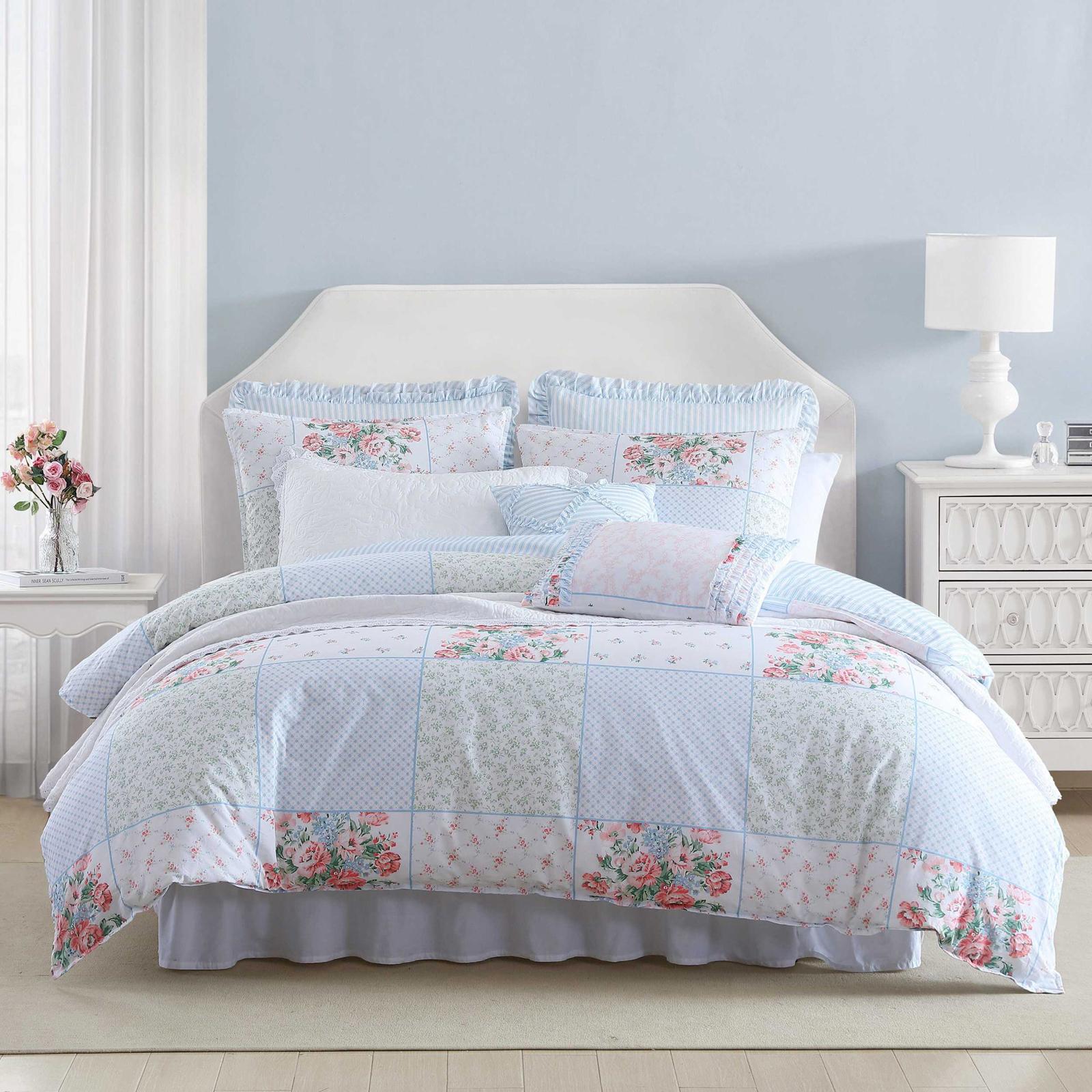Hope Patchwork Cotton 7-Piece Comforter Set 7 Hope Patchwork Cotton 7-Piece Comforter Set