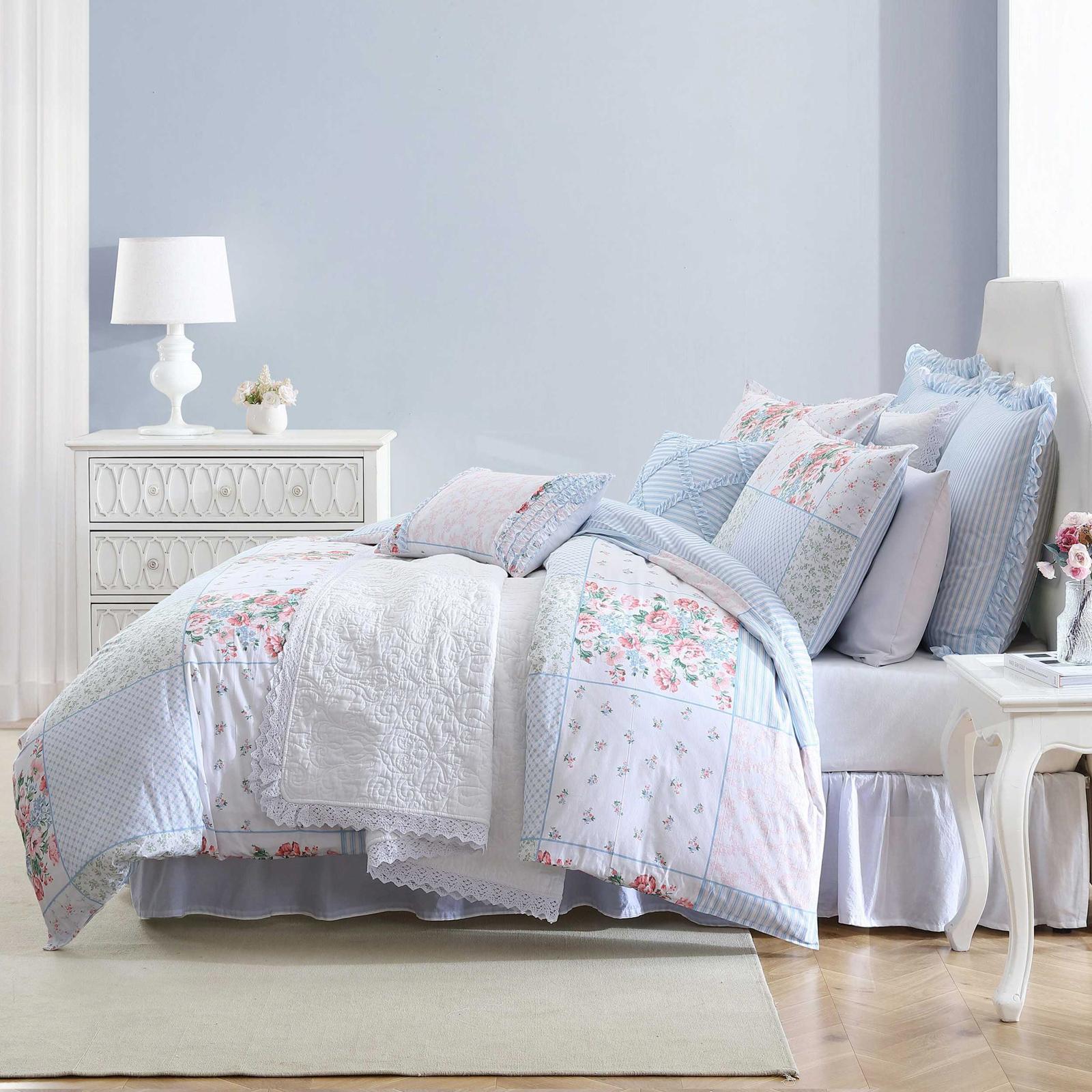 Hope Patchwork Cotton 7-Piece Comforter Set 2 Hope Patchwork Cotton 7-Piece Comforter Set