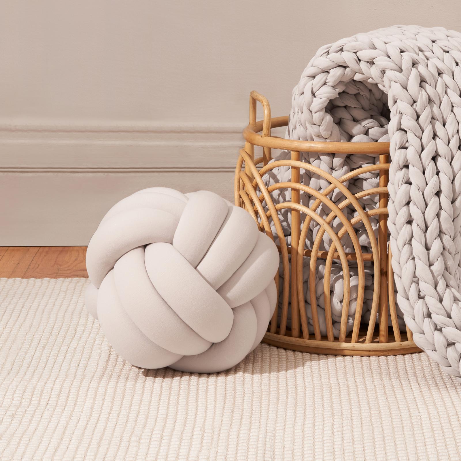 Hugget Cotton Knot Pillow 1 Hugget Cotton Knot Pillow