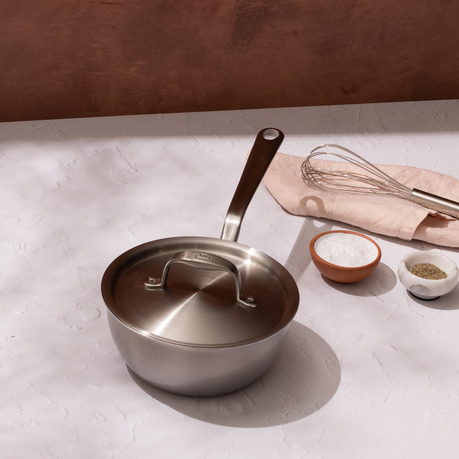 Stainless Clad Saucier with Lid