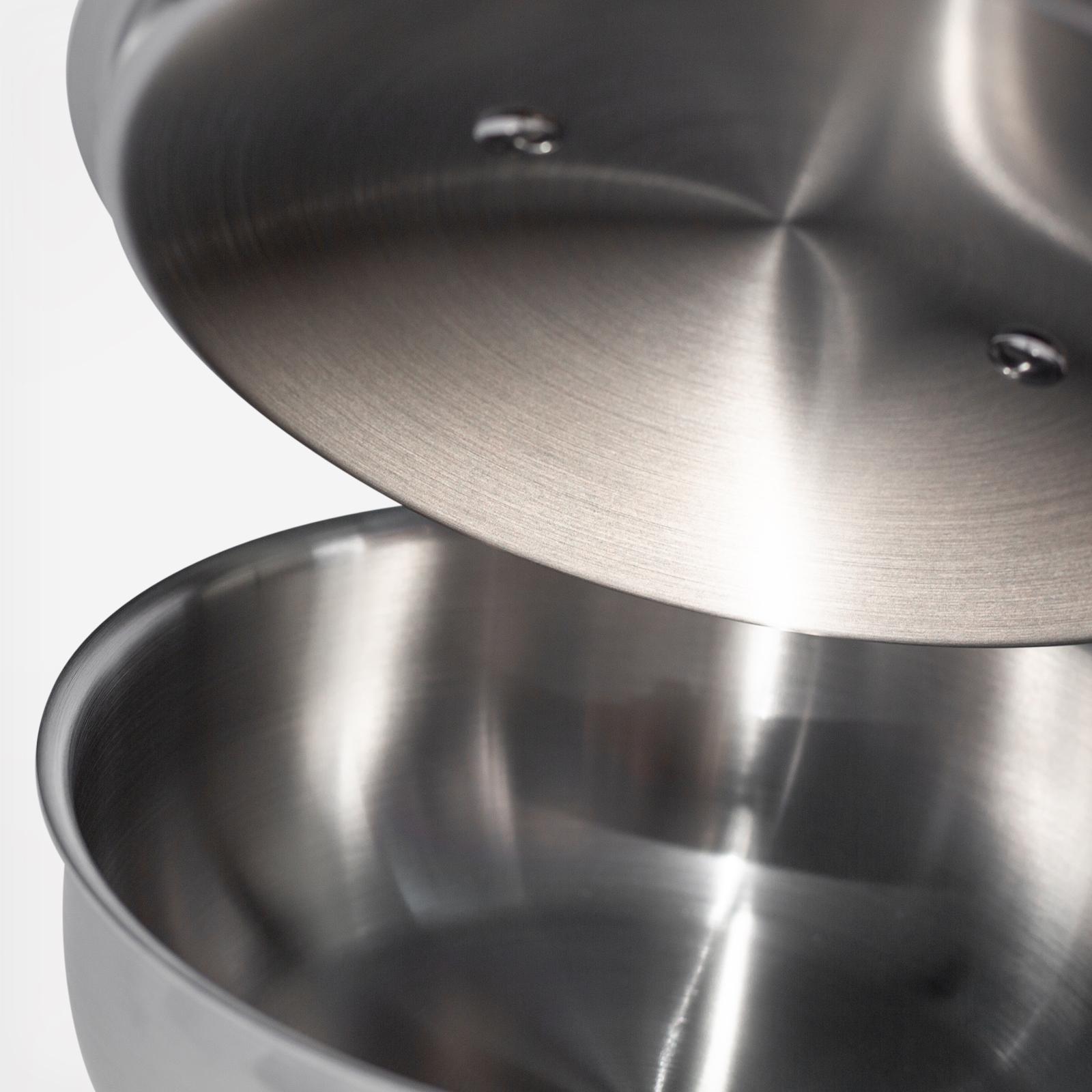 Stainless Clad Saucier with Lid 6 Stainless Clad Saucier with Lid