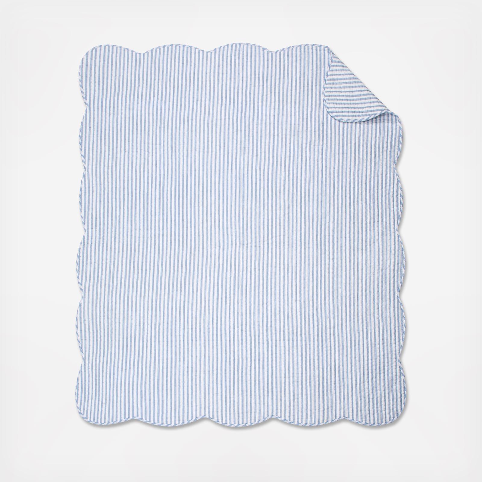 Martha Stripe Quilted Throw 6 Martha Stripe Quilted Throw