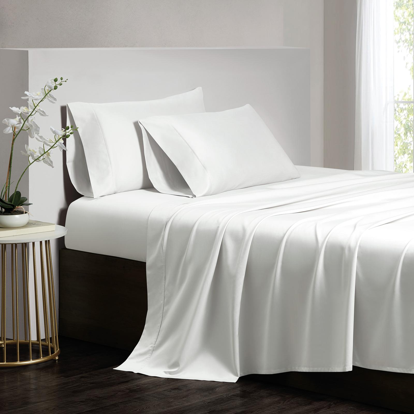 Luxe Egyptian Cotton 4-Piece Sheet Set 12 Luxe Egyptian Cotton 4-Piece Sheet Set