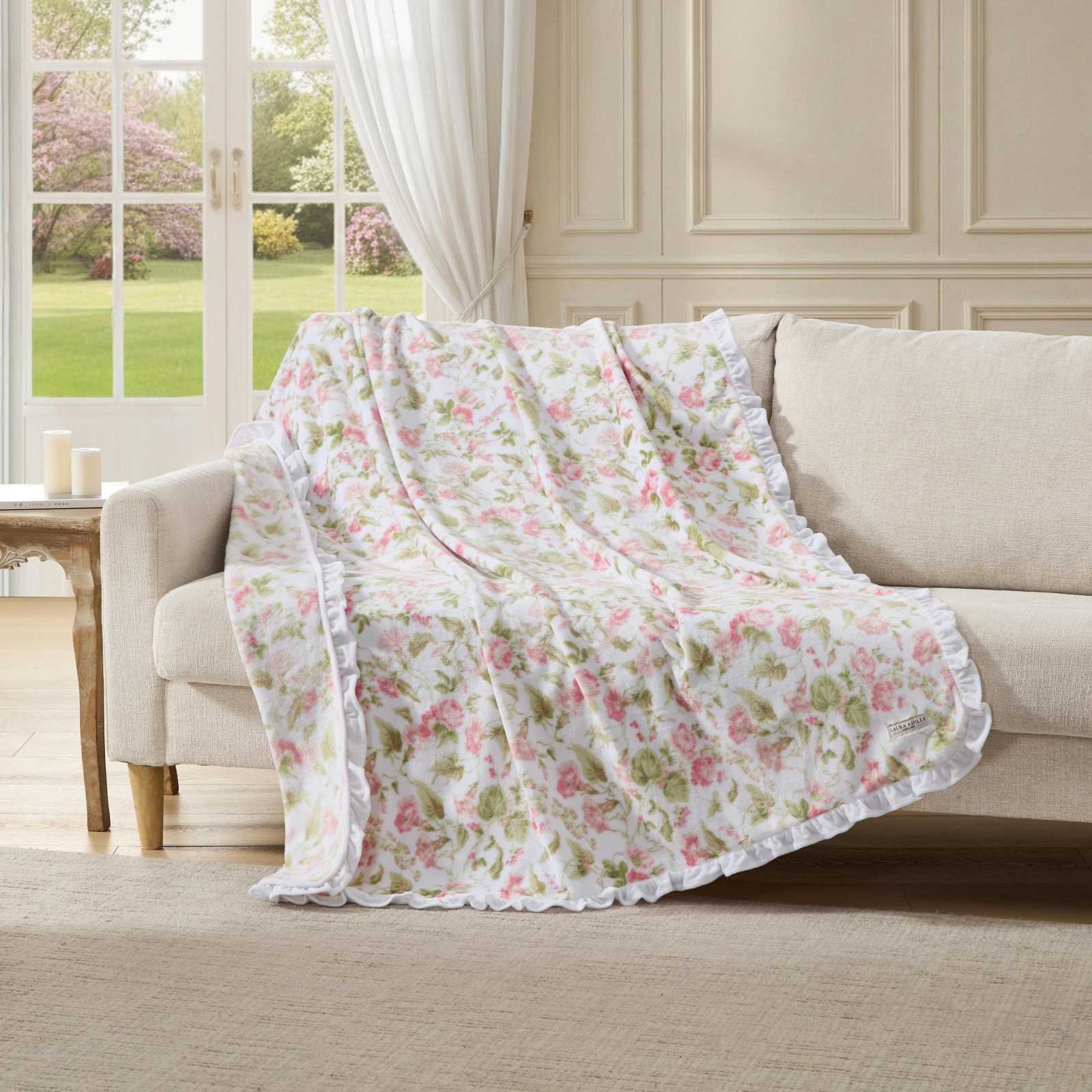 Morning Gloria Plush Throw 12 Morning Gloria Plush Throw