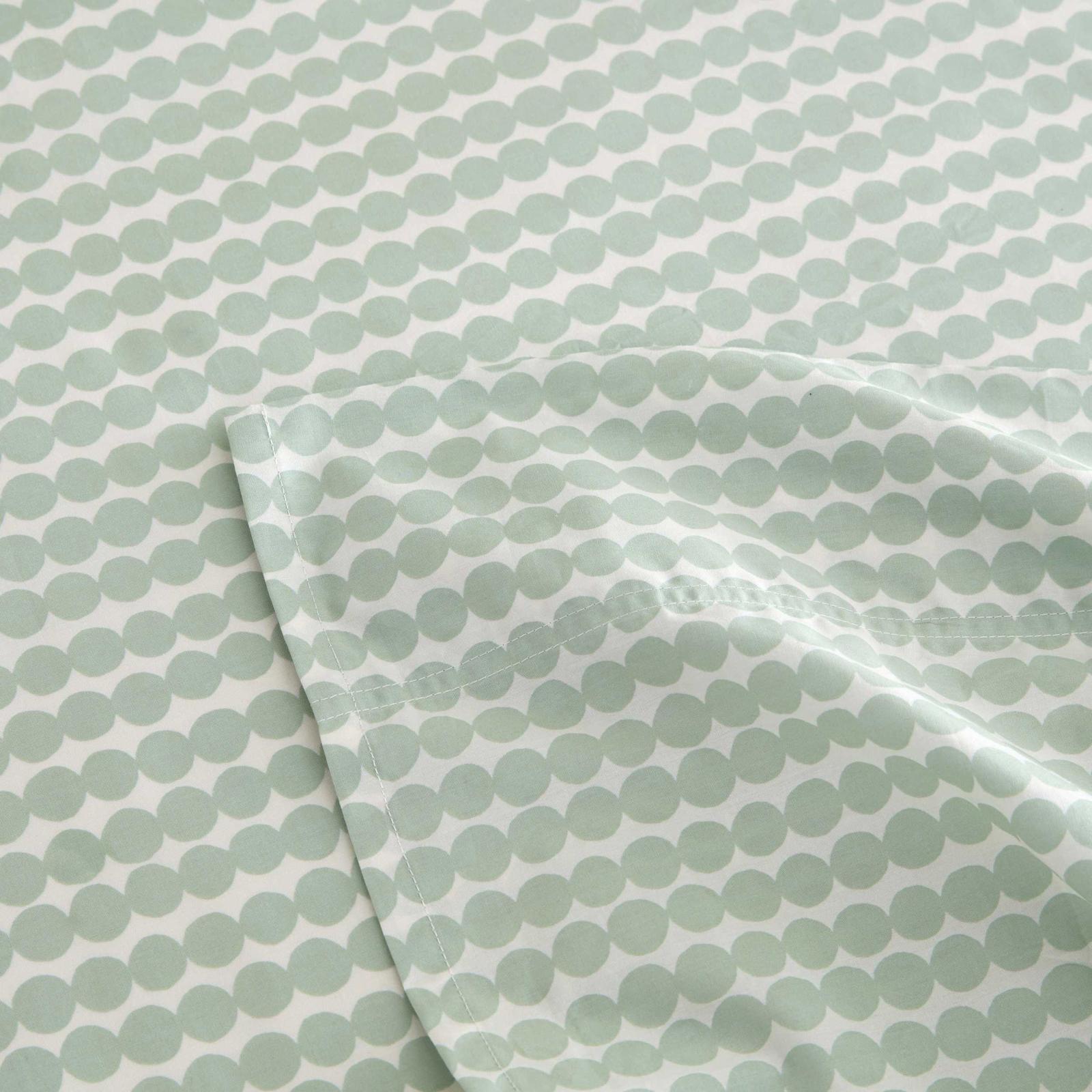 Pikku Rasymatto Cotton Percale 4-Piece Sheet Set 3 Pikku Rasymatto Cotton Percale 4-Piece Sheet Set