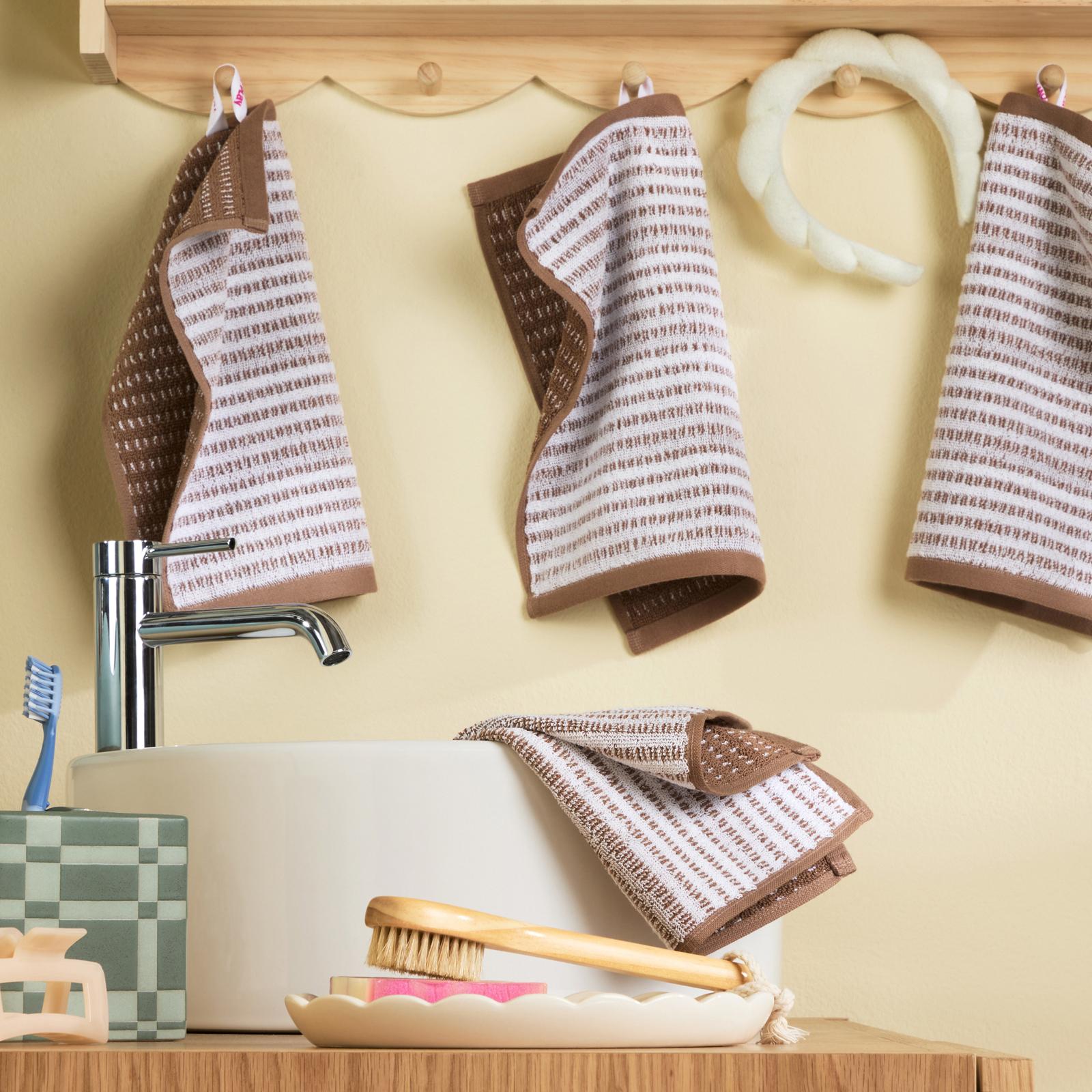 Play Reversible Terry Bright Washcloth, Set of 4
