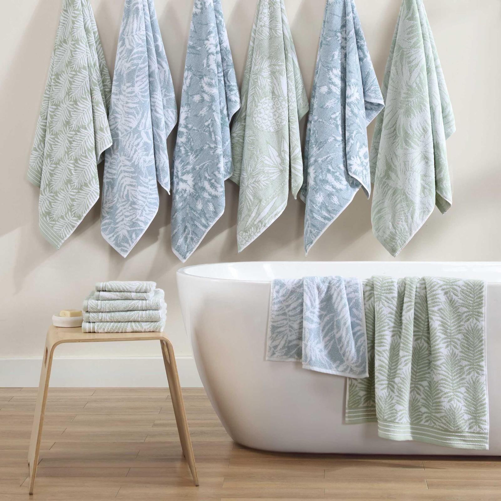 Shadow Hibiscus 6-Piece Towel Set 5 Shadow Hibiscus 6-Piece Towel Set