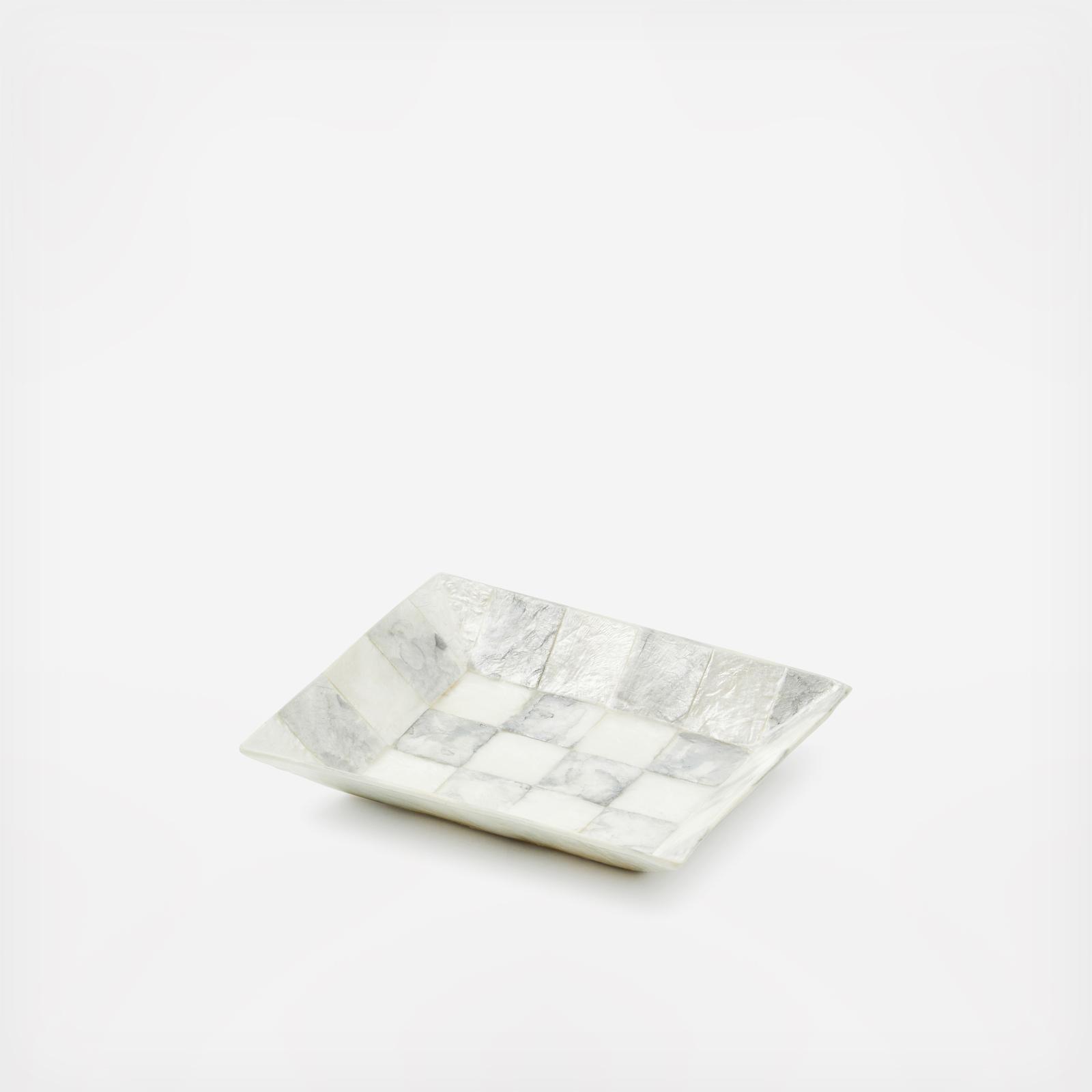 Sterling Check Capiz Soap Dish 4 Sterling Check Capiz Soap Dish