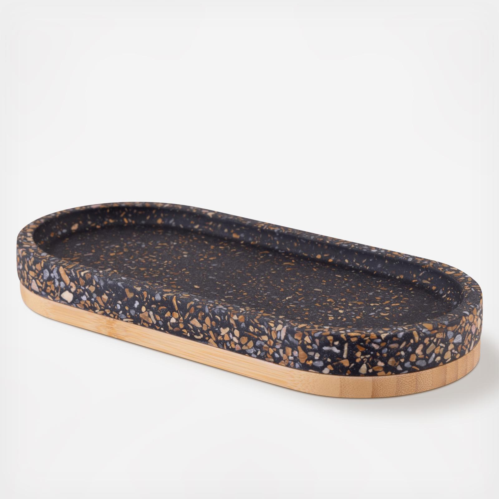 Soren Cement & Bamboo Tray 2 Soren Cement & Bamboo Tray