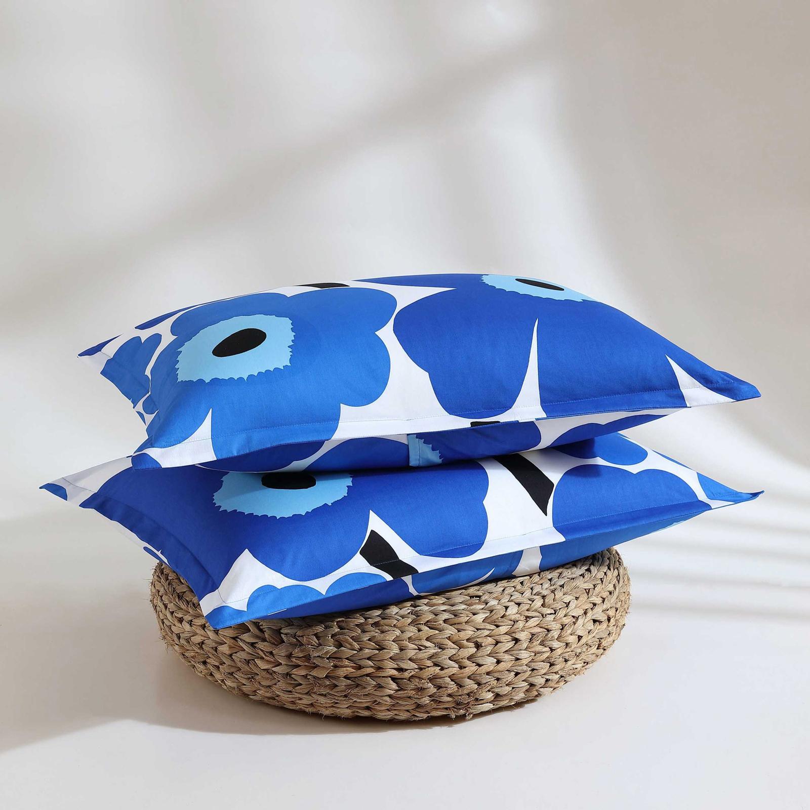 Unikko Cotton Percale 3-Piece Duvet Cover Set 6 Unikko Cotton Percale 3-Piece Duvet Cover Set
