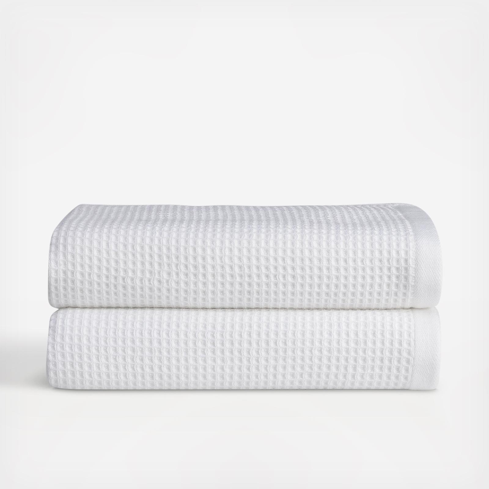 Waffle Hand Towel, Set of 2 6 Waffle Hand Towel, Set of 2