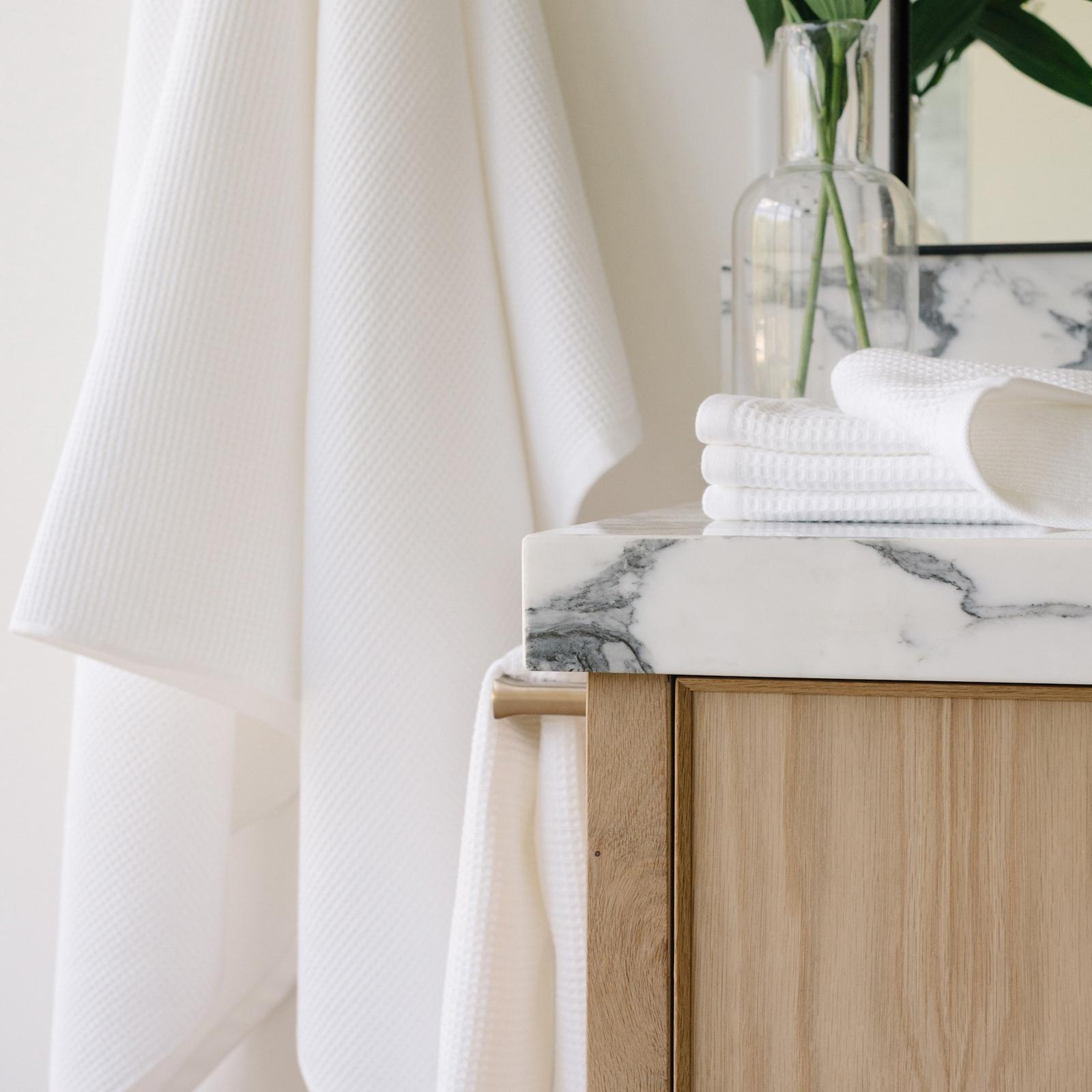 Waffle Hand Towel, Set of 2
