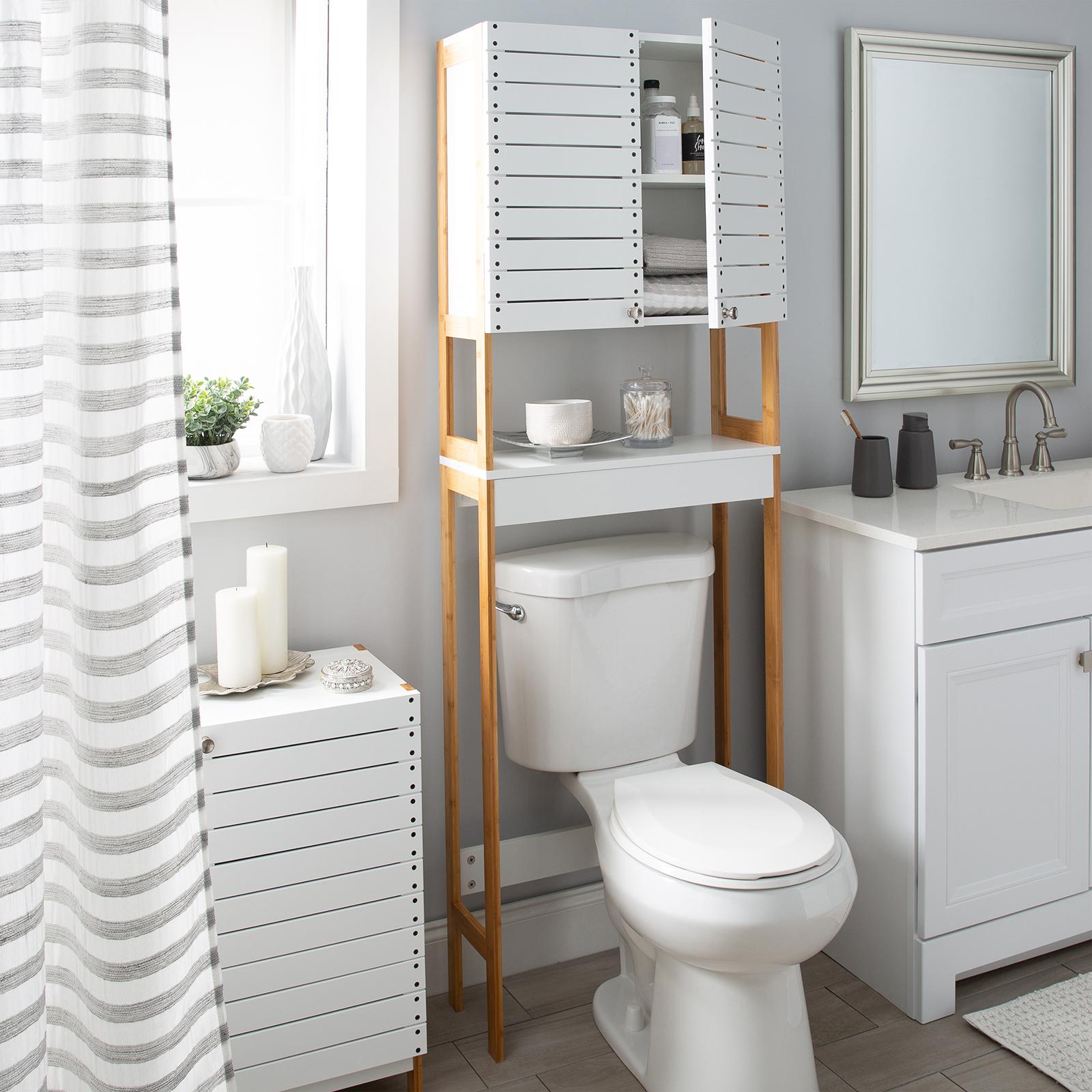 3-Shelf Over the Toilet Space Saver Cabinet 8 3-Shelf Over the Toilet Space Saver Cabinet