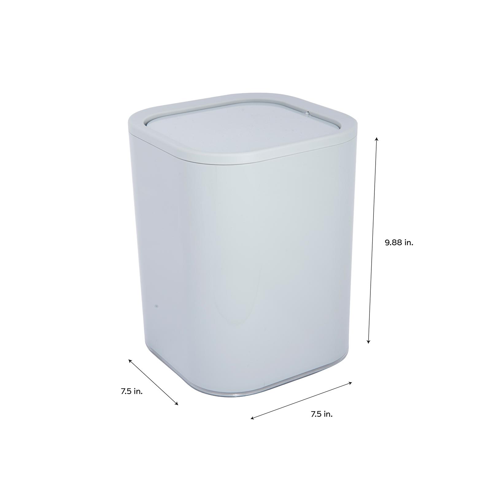 Acrylic Square Waste Basket 4 Acrylic Square Waste Basket