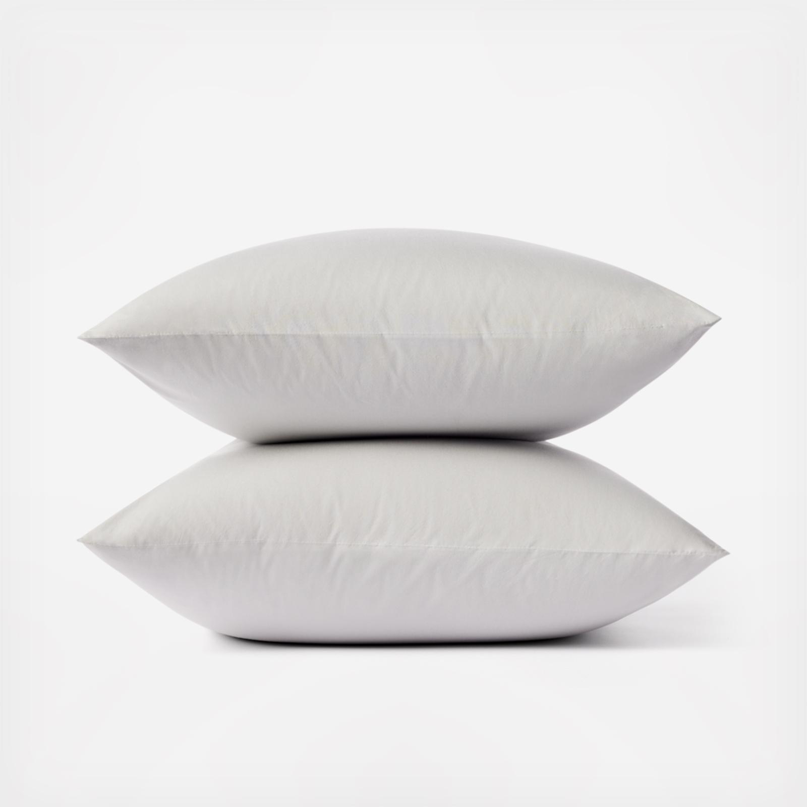 300-Thread Count Organic Percale Pillowcase, Set of 2 17 300-Thread Count Organic Percale Pillowcase, Set of 2