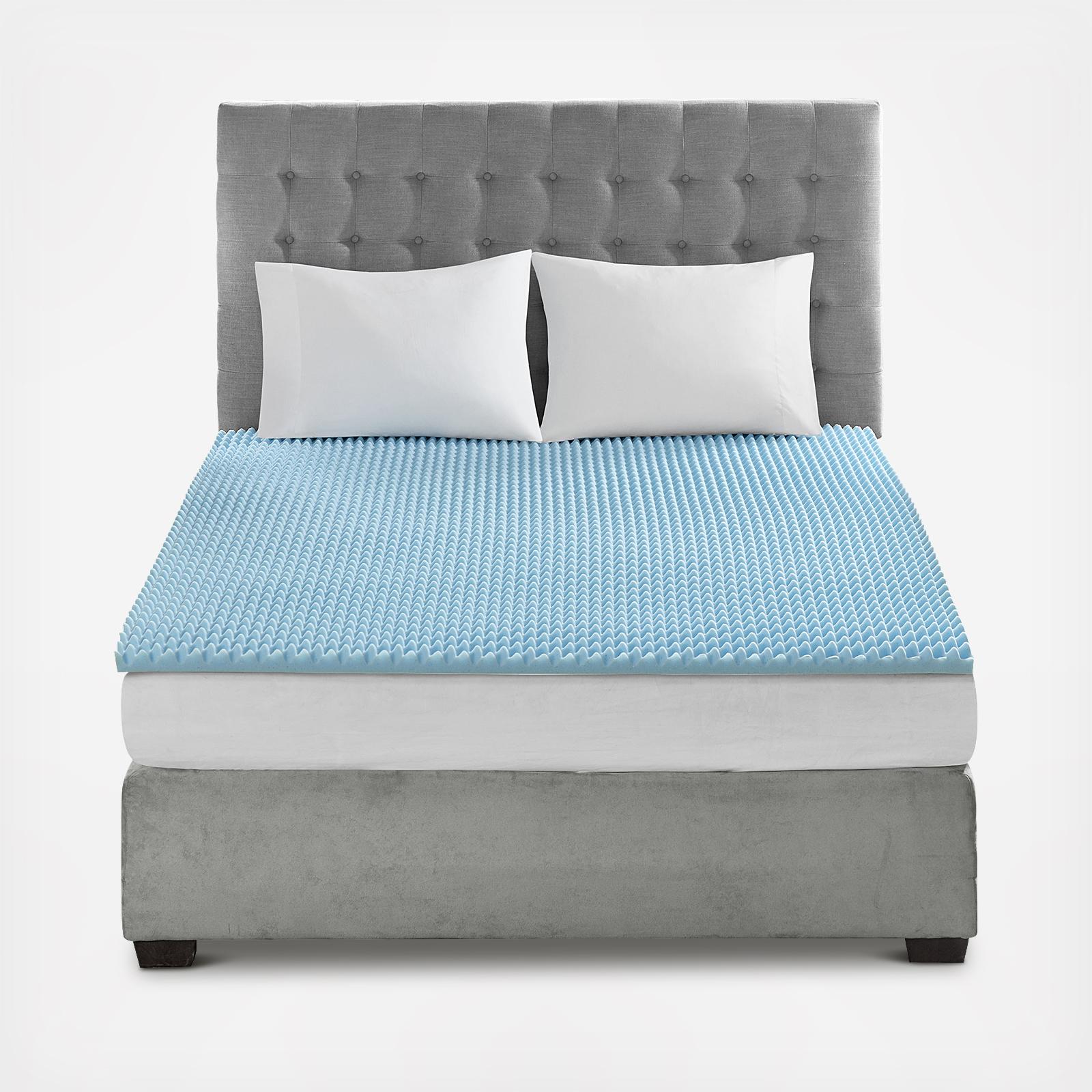 All Season Reversible Hypoallergenic Cooling Mattress Topper