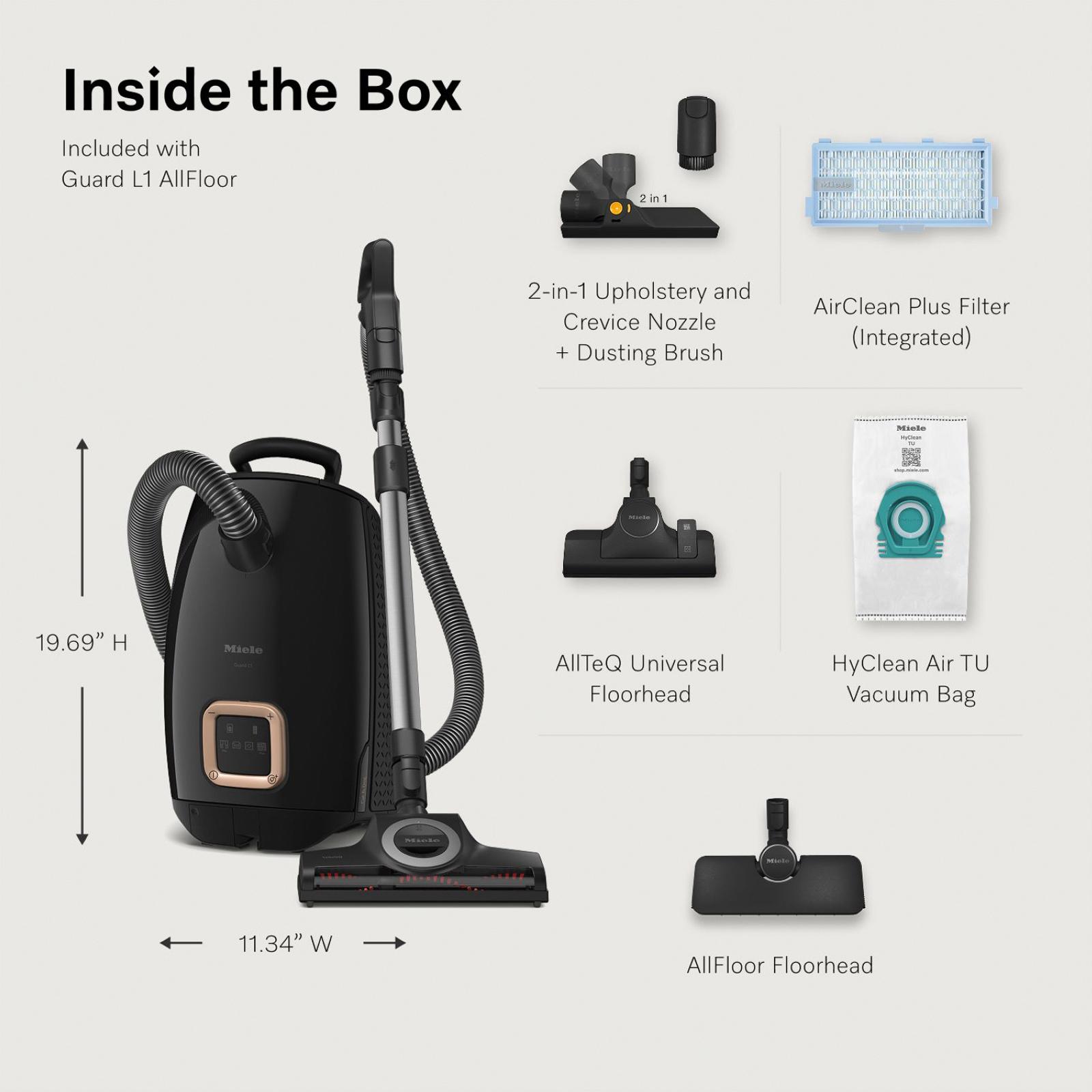 Guard L1 AllFloor Bagged Canister Vacuum 3 Guard L1 AllFloor Bagged Canister Vacuum