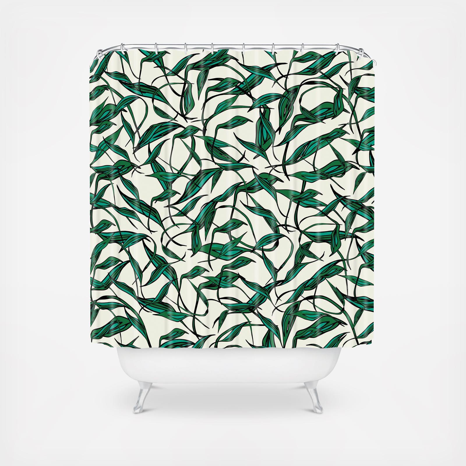 Bamboo Leaf Shower Curtain