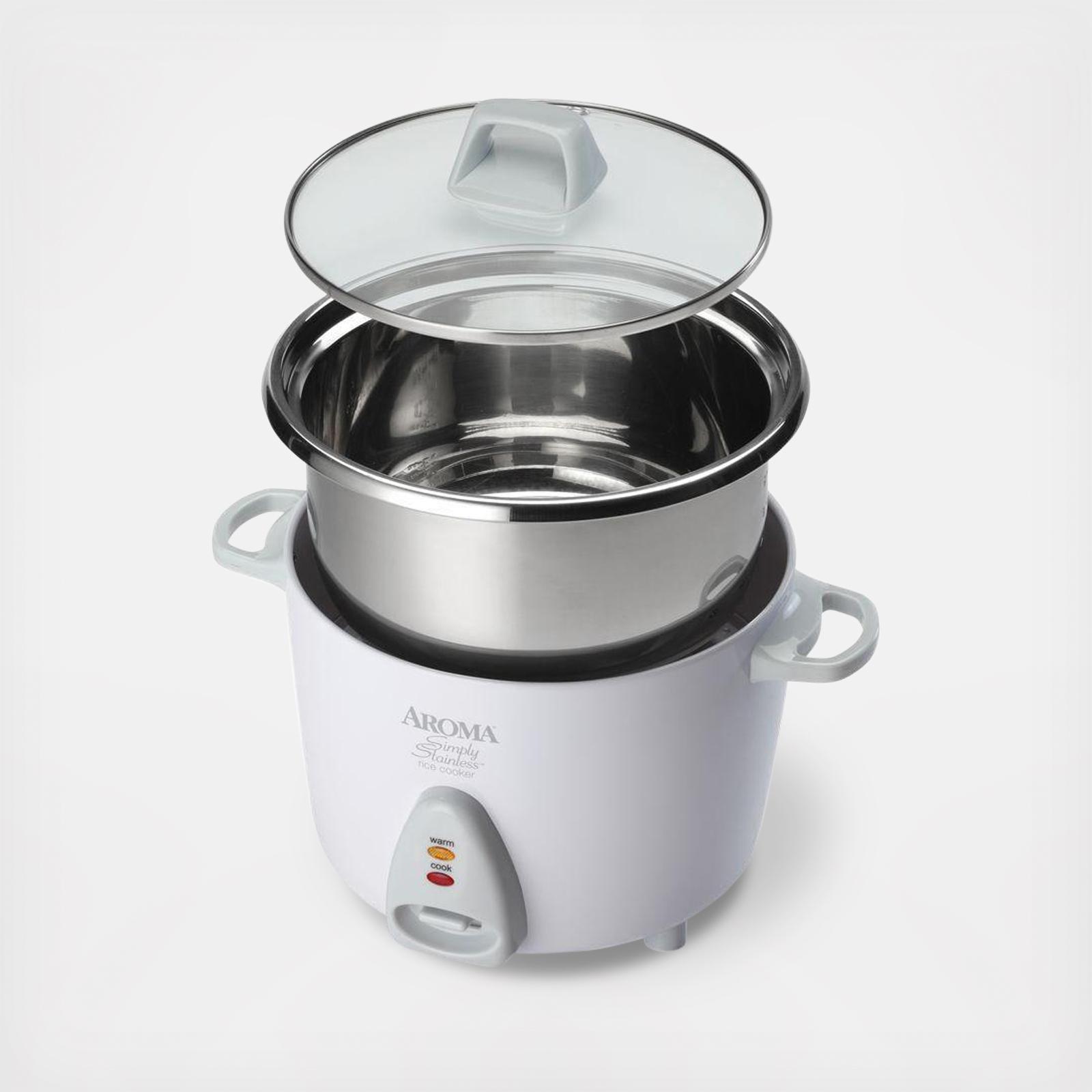 Simply Stainless Rice Cooker, 6-Cup 2 Simply Stainless Rice Cooker, 6-Cup