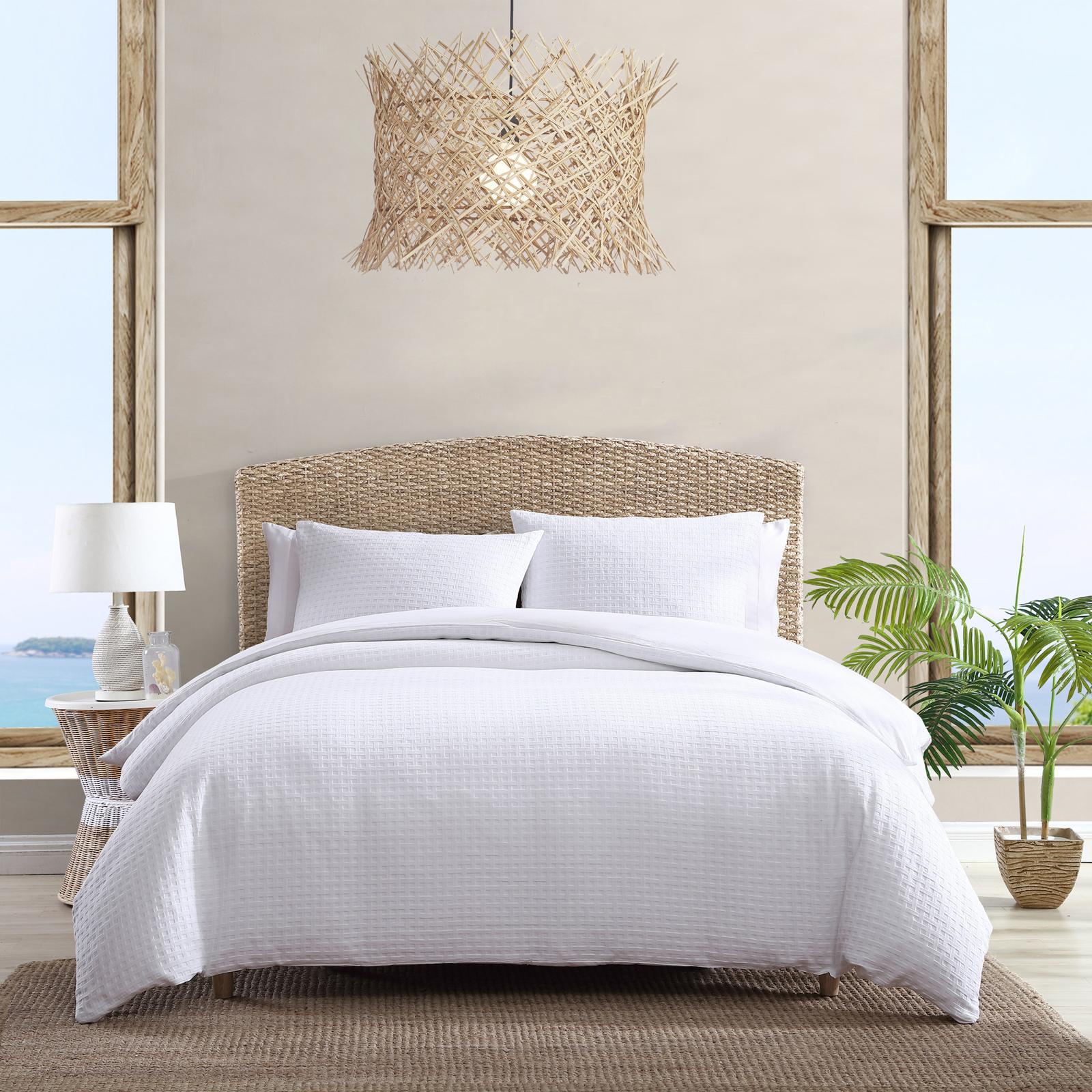 Basketweave 3-Piece Duvet Cover Set 12 Basketweave 3-Piece Duvet Cover Set