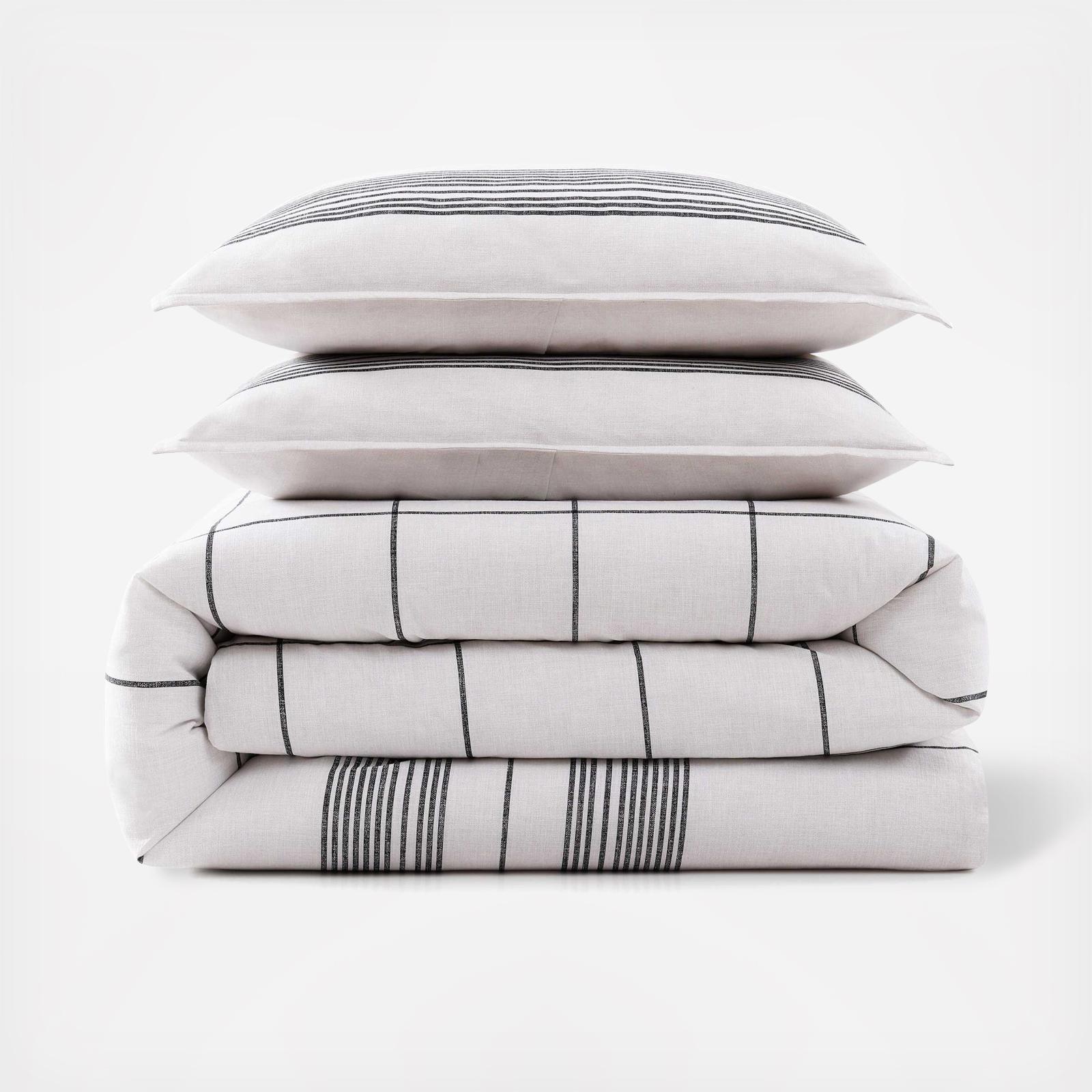 Brooklyn Heights Stripe Cotton 3-Piece Comforter Set 2 Brooklyn Heights Stripe Cotton 3-Piece Comforter Set