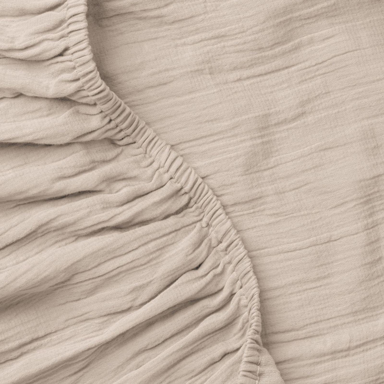 Calm Crinkled Comfort Fitted Sheet 6 Calm Crinkled Comfort Fitted Sheet