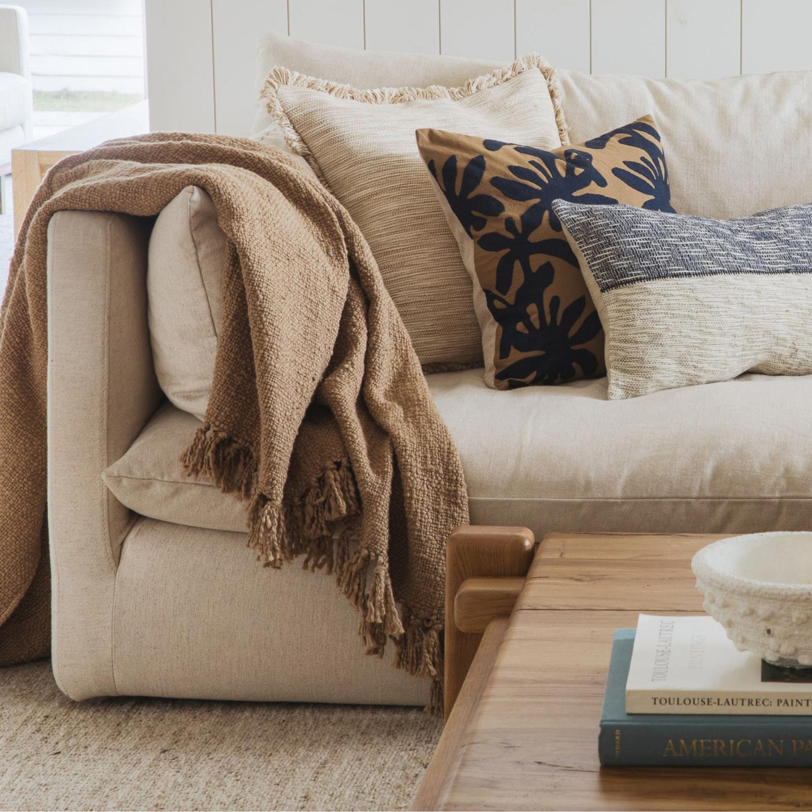 Calm Layered Loom Fringe Pillow 3 Calm Layered Loom Fringe Pillow