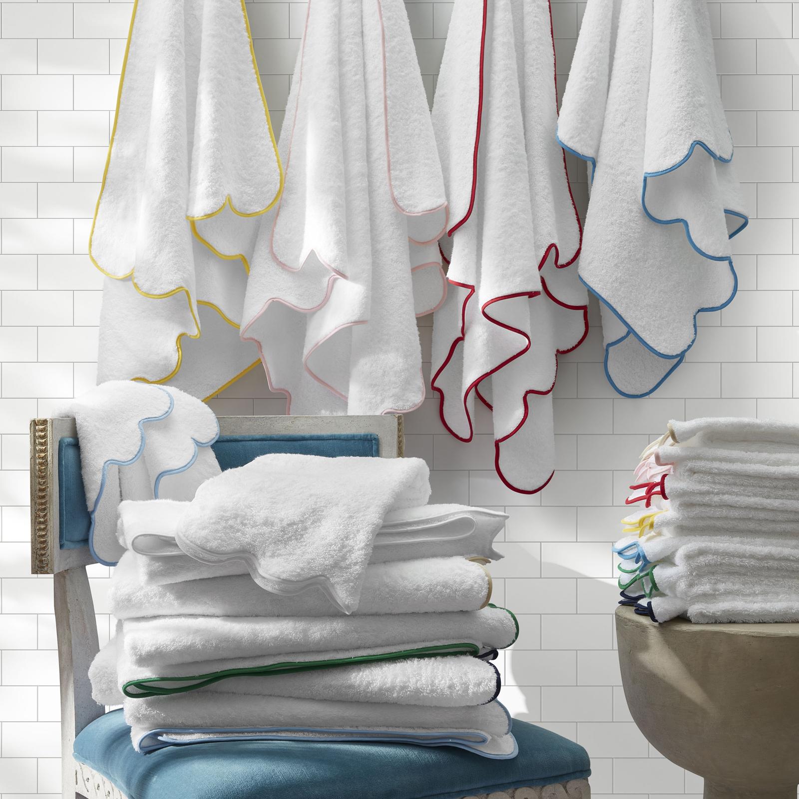 Cairo Scallop Guest Towel 3 Cairo Scallop Guest Towel