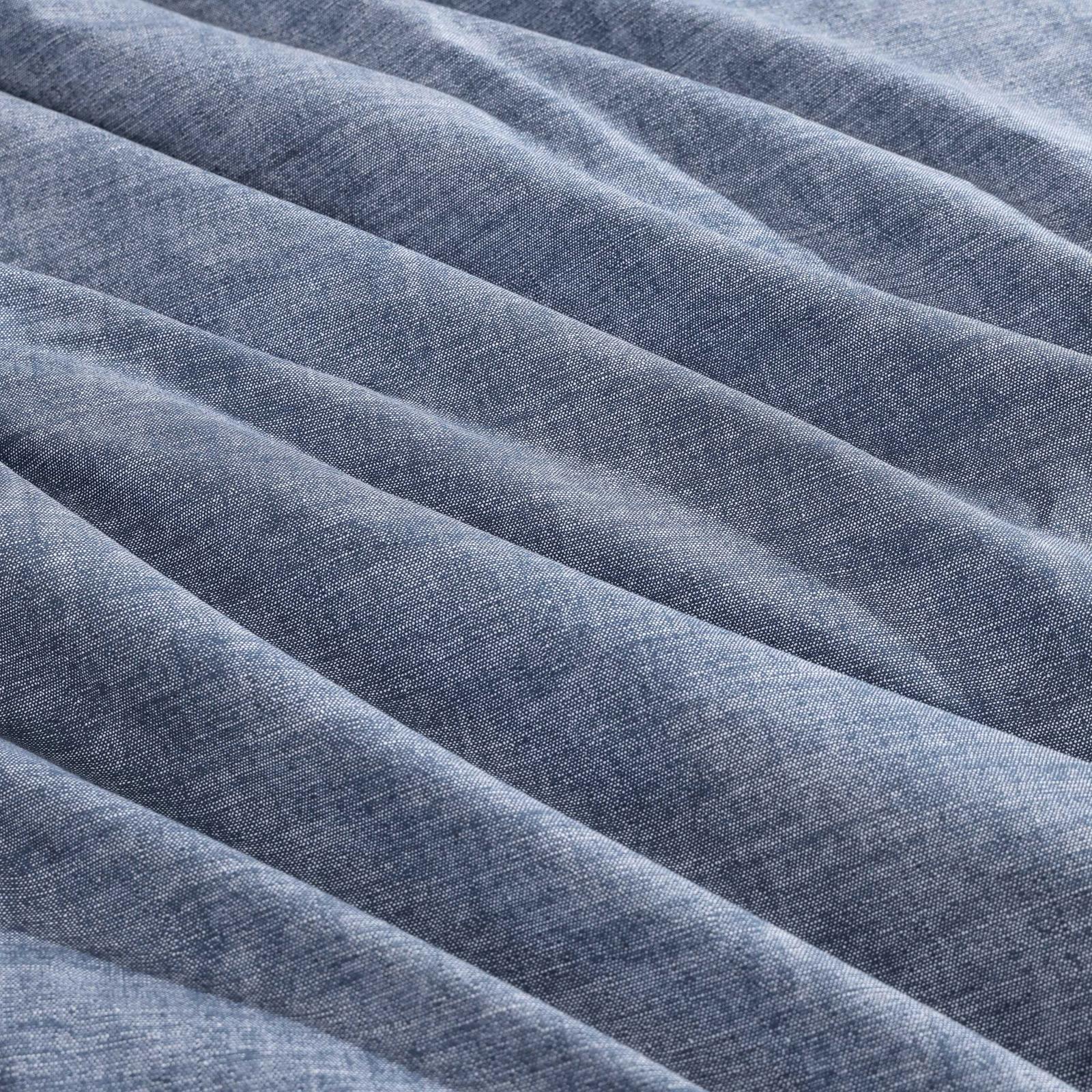 Classic Texture Cotton Percale 3-Piece Comforter Set 7 Classic Texture Cotton Percale 3-Piece Comforter Set