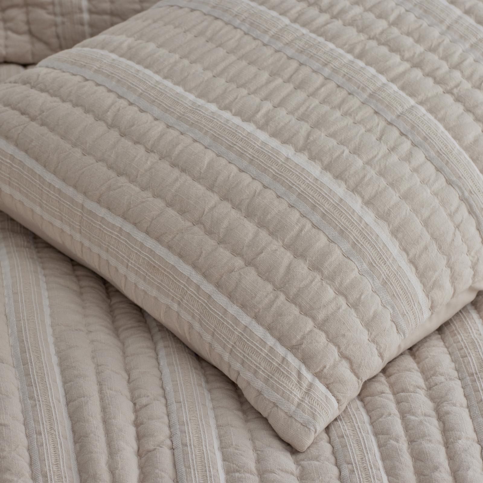 Company Cotton Stripe Quilted Sham 6 Company Cotton Stripe Quilted Sham