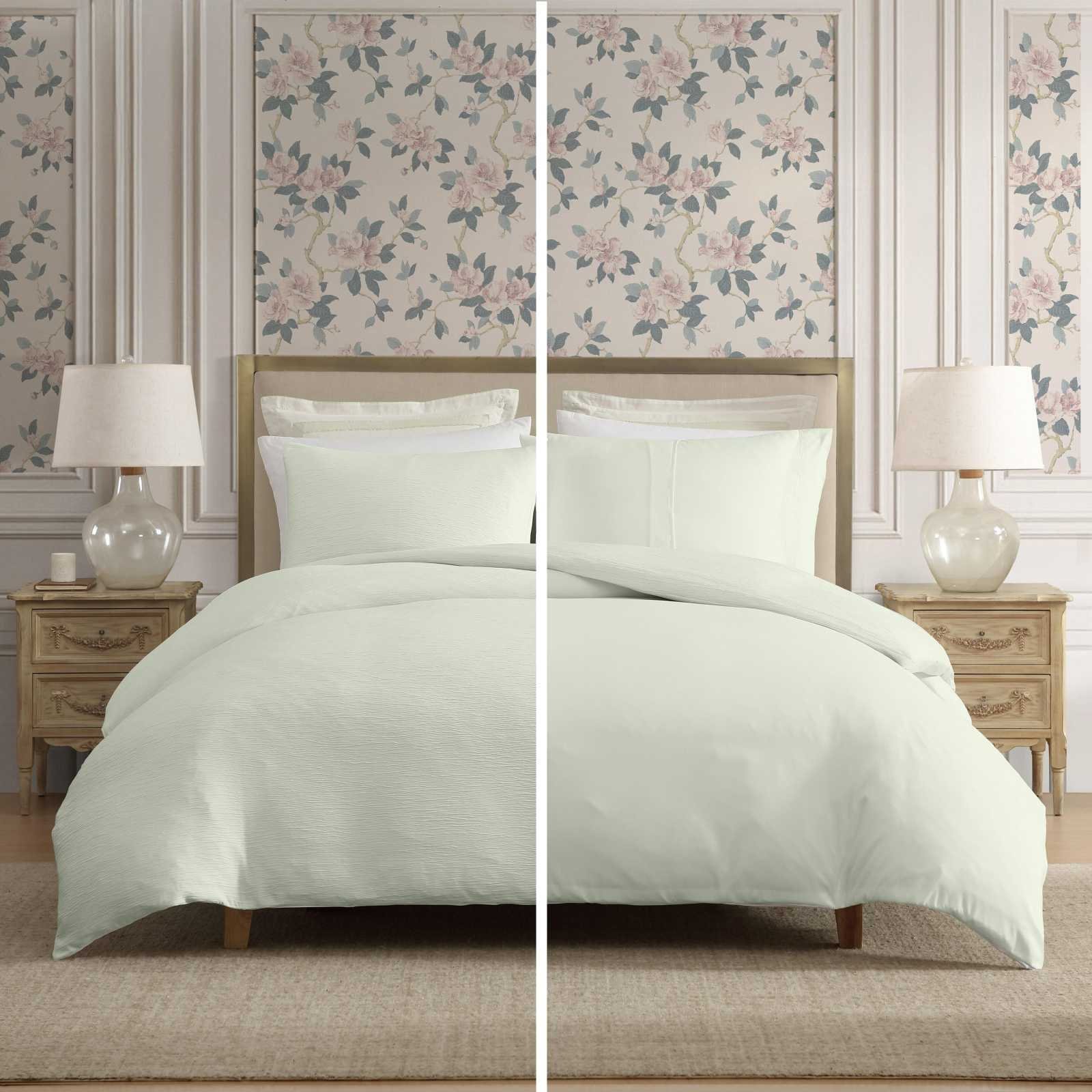 Crinkle Woven Polyester Gauze 3-Piece Duvet Set 6 Crinkle Woven Polyester Gauze 3-Piece Duvet Set