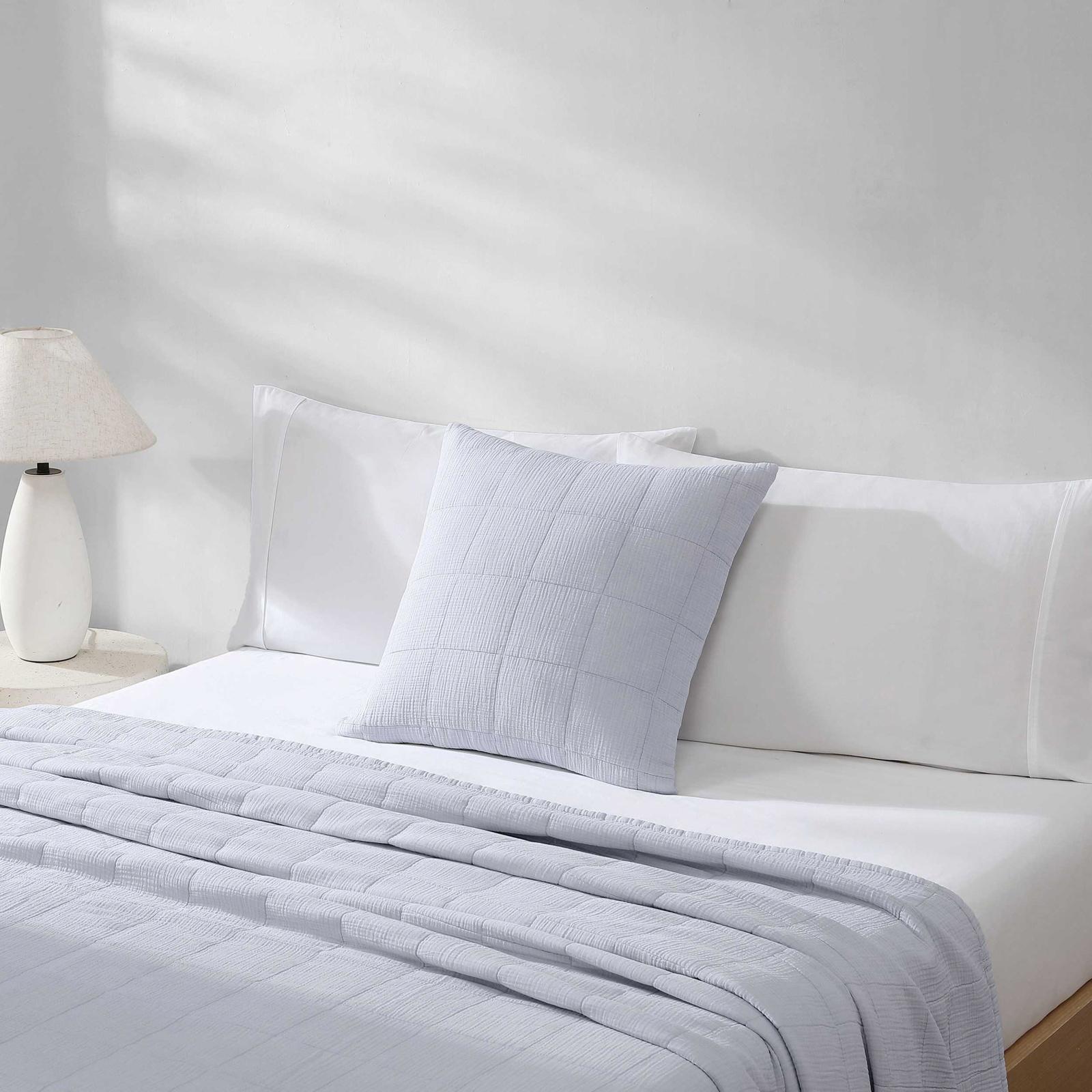 Cotton Gauze Blanket Pillow Cover 1 Cotton Gauze Blanket Pillow Cover
