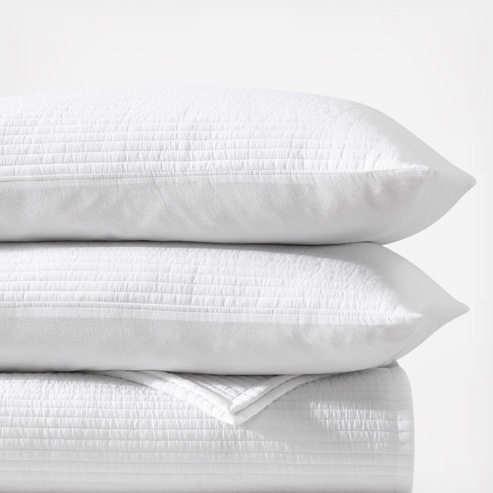 Cotton Voile 3-Piece Reversible Quilt Set