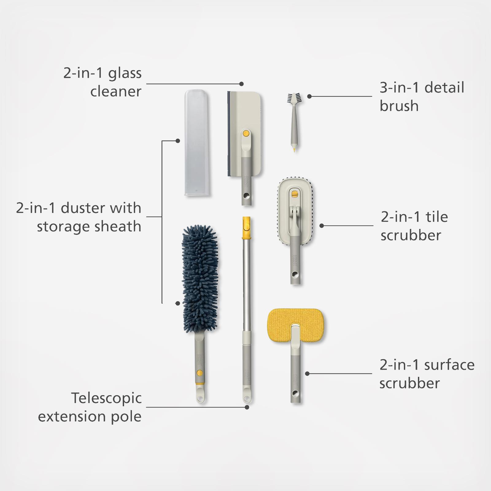 CleanTech 6-Piece Deep Cleaning Set with Extension Pole 7 CleanTech 6-Piece Deep Cleaning Set with Extension Pole