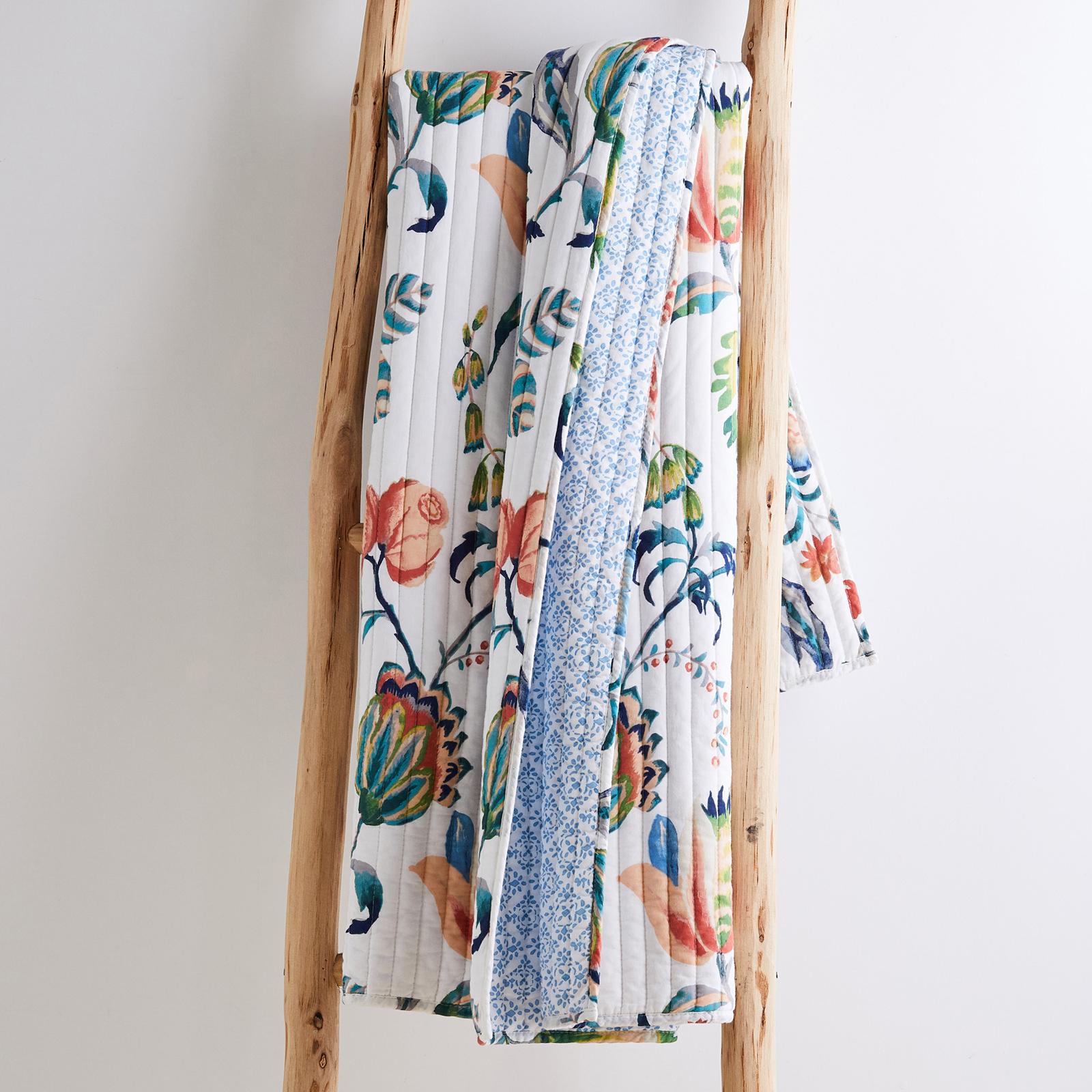 Eleni Reversible Quilted Throw 1 Eleni Reversible Quilted Throw