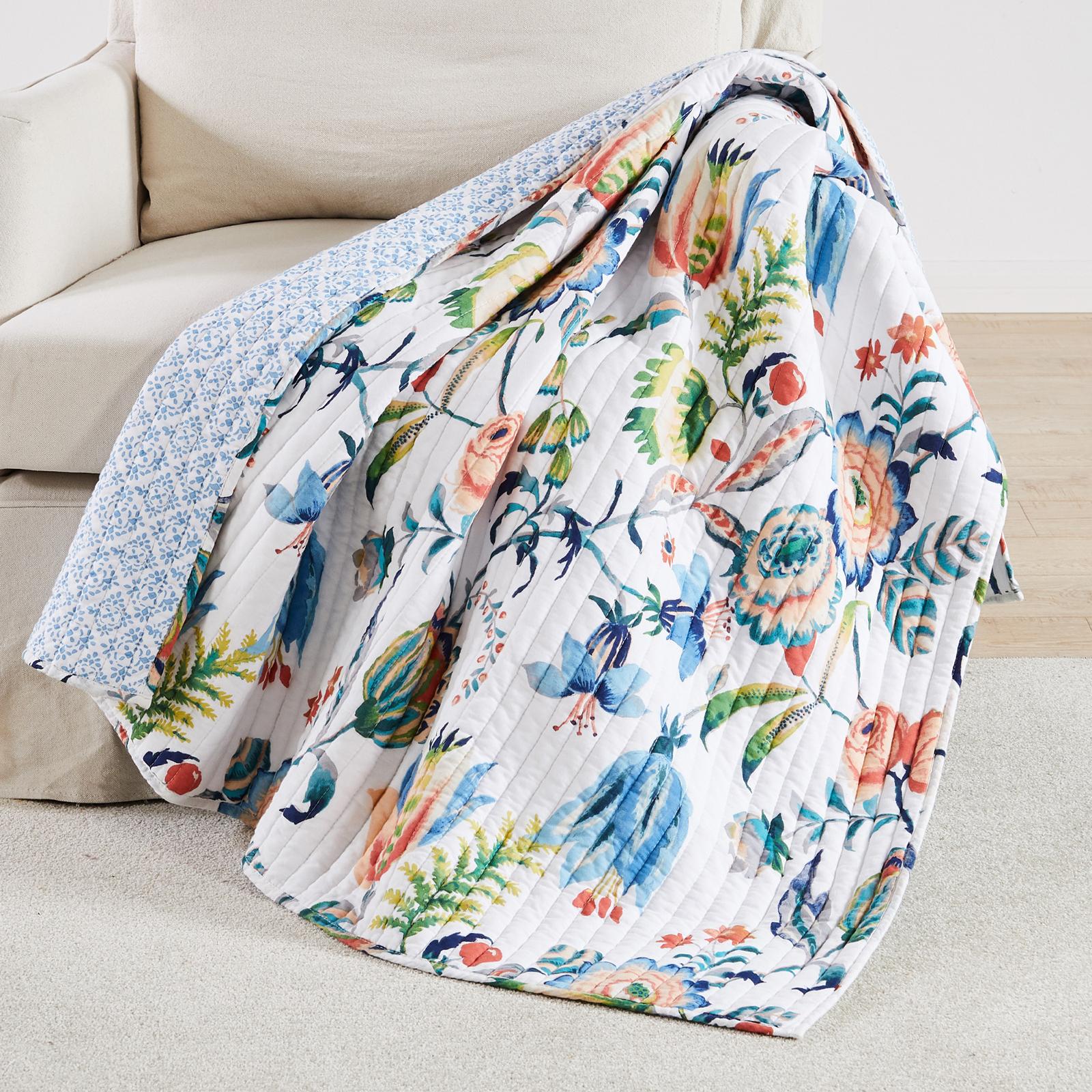 Eleni Reversible Quilted Throw 2 Eleni Reversible Quilted Throw