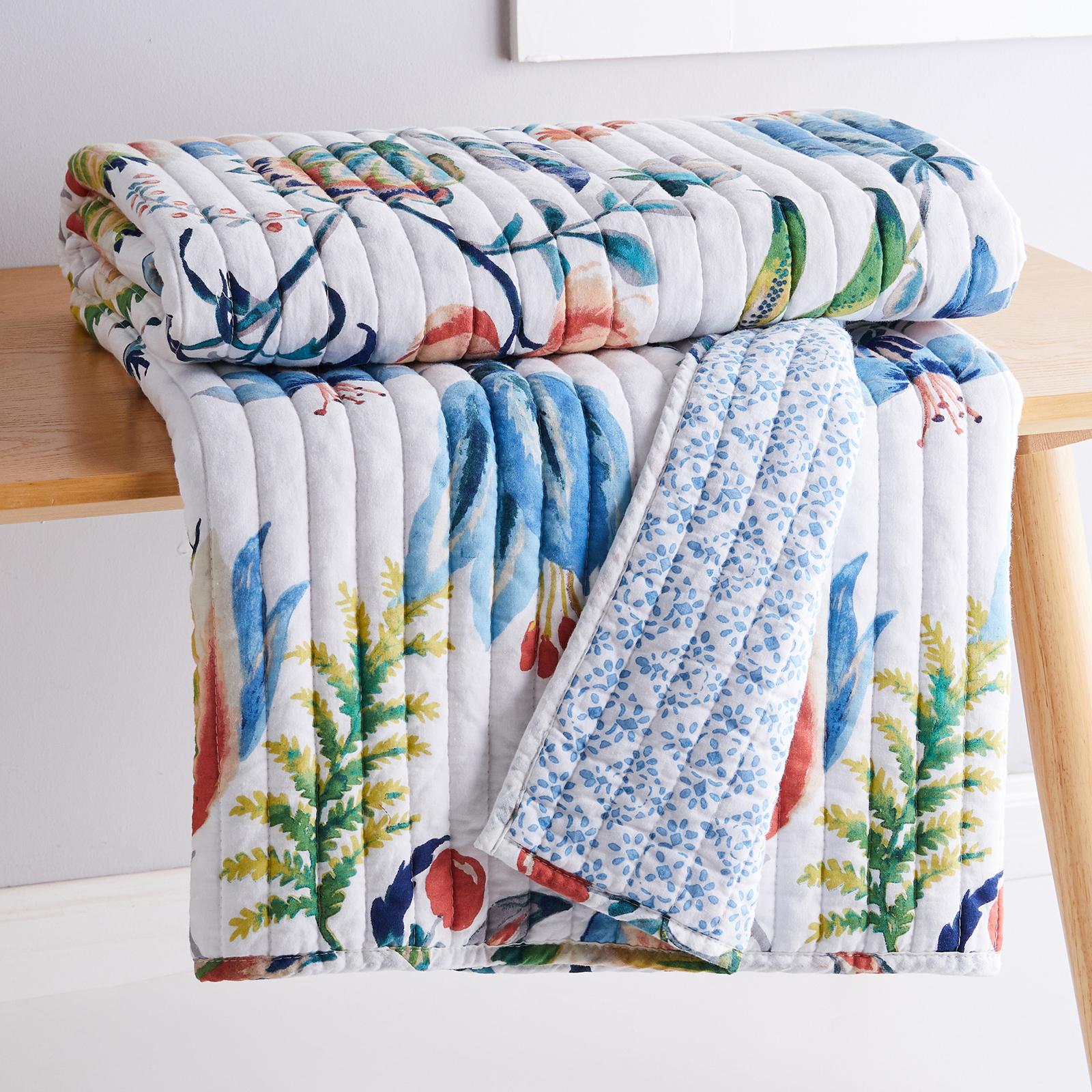 Eleni Reversible Quilted Throw 4 Eleni Reversible Quilted Throw
