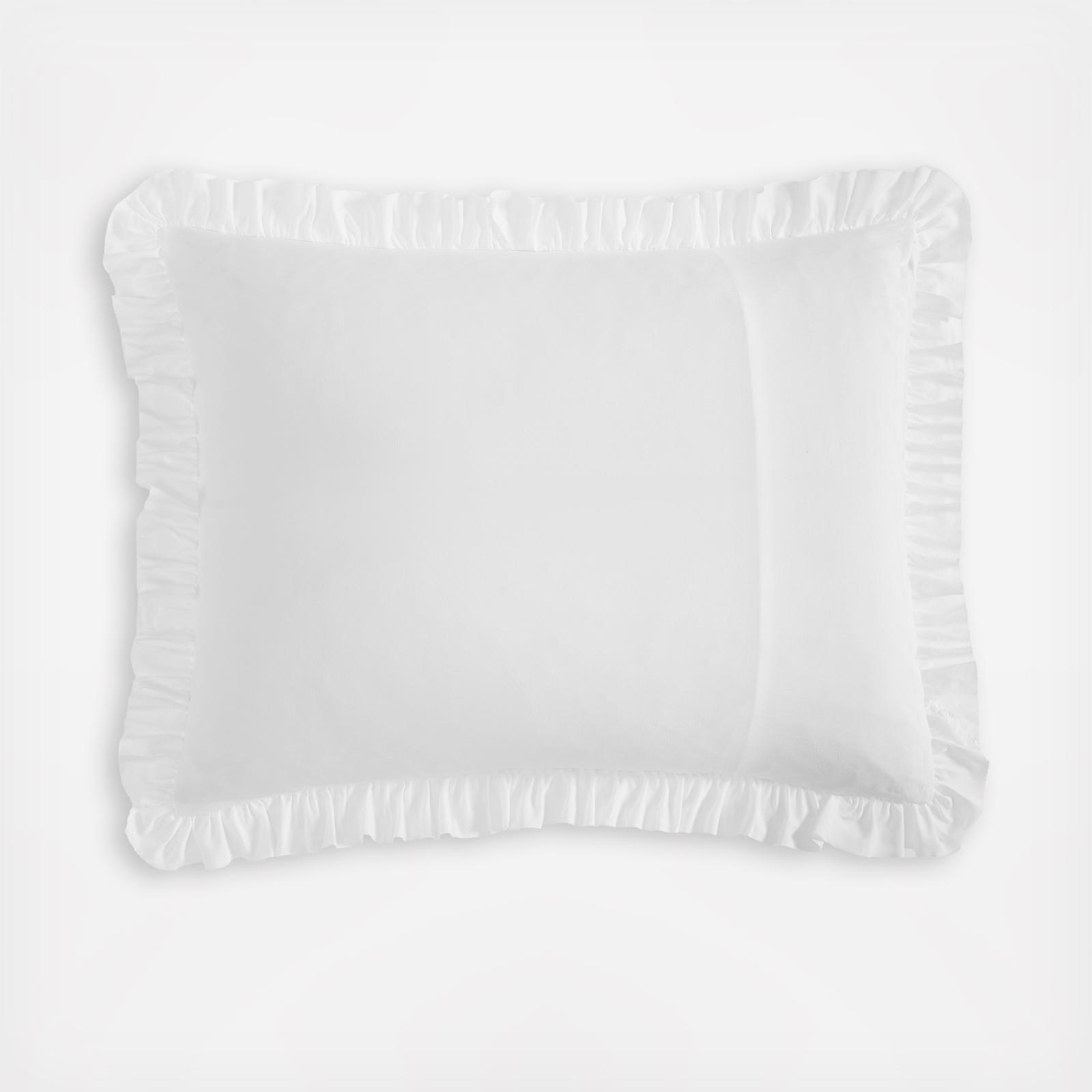 Eyelet Ruffle Microfiber 3-Piece Comforter Set 3 Eyelet Ruffle Microfiber 3-Piece Comforter Set