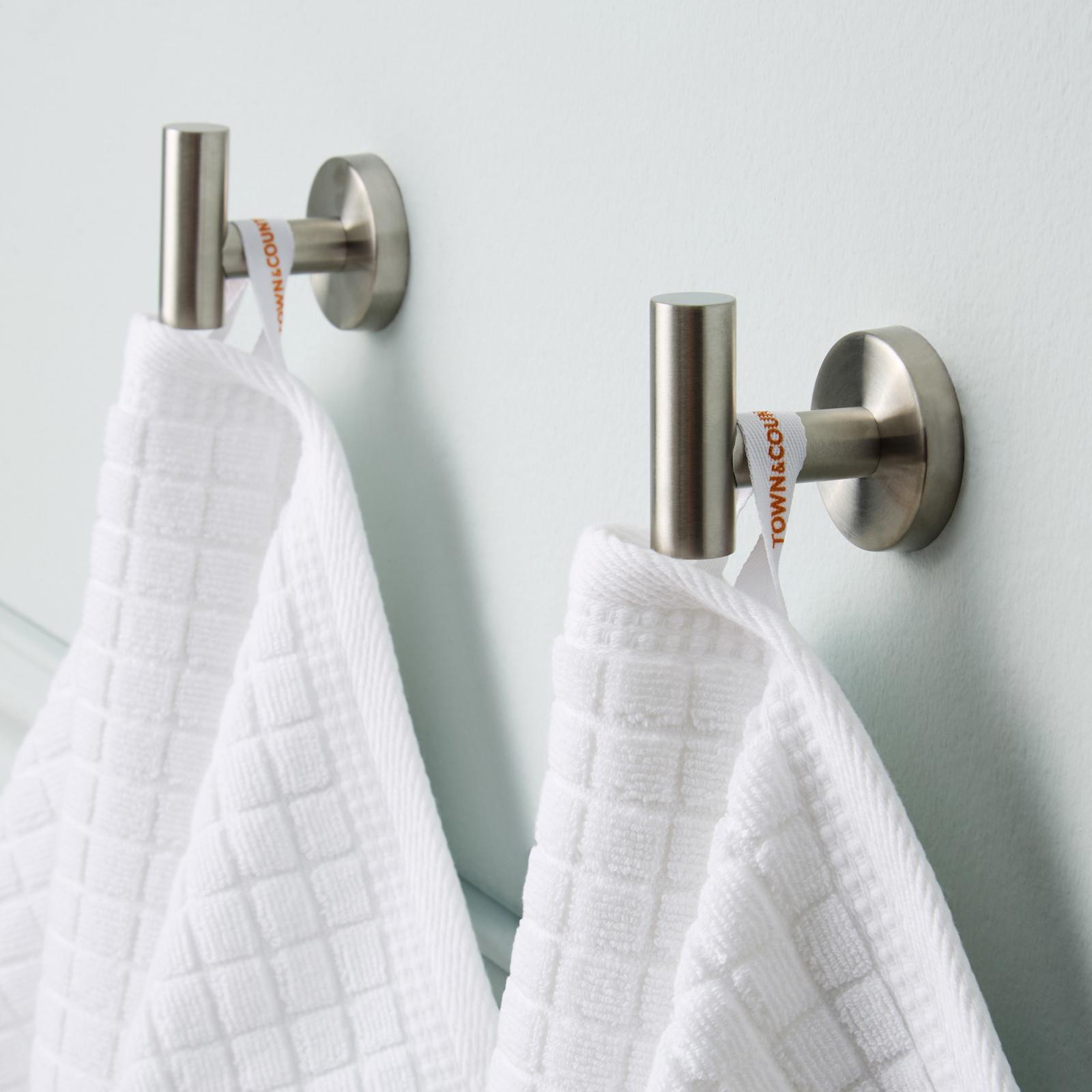 Everyday Textured Windowpane 6-Piece Bath Towel Set 3 Everyday Textured Windowpane 6-Piece Bath Towel Set